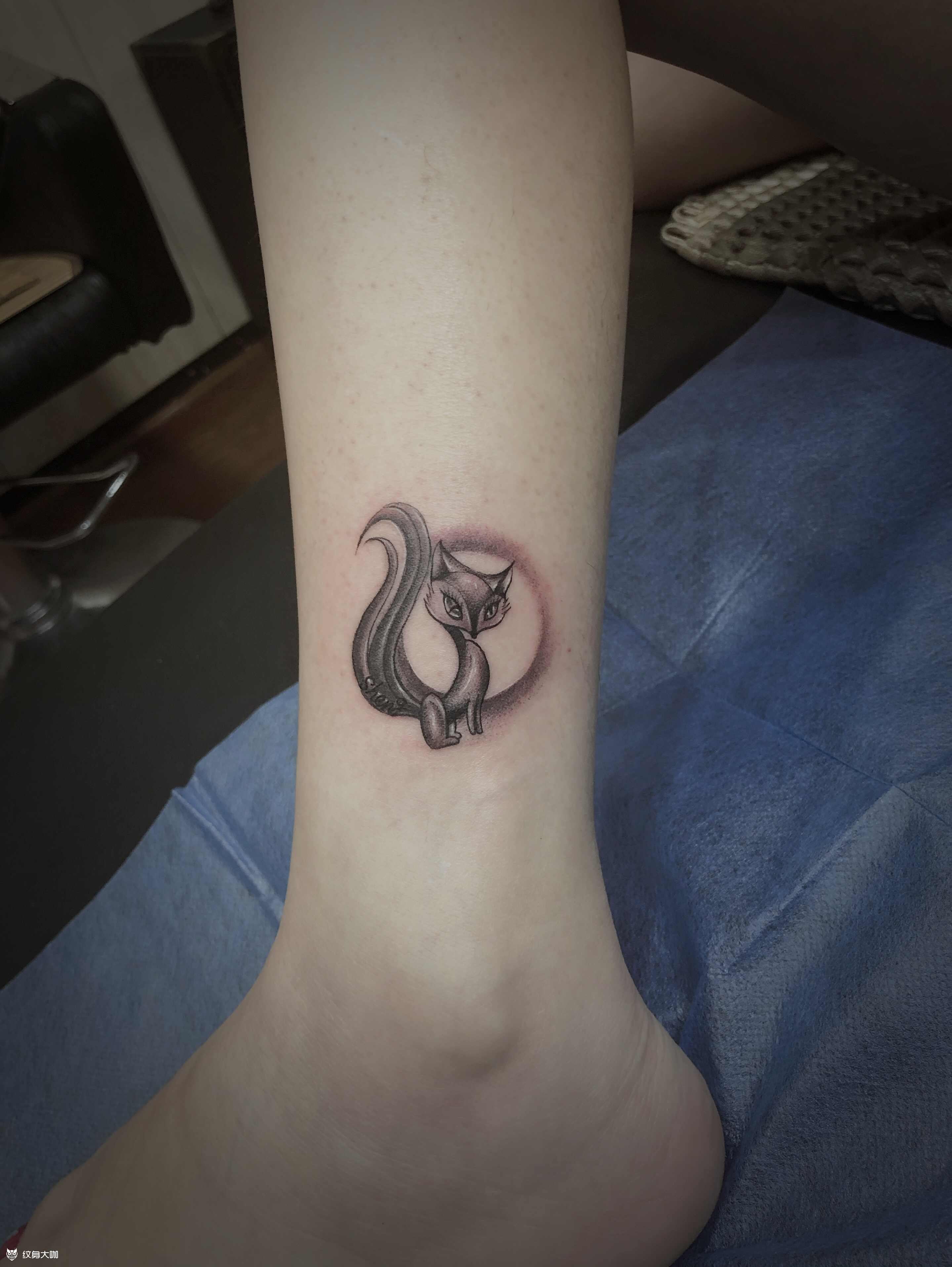 狐狸_纹身图案手稿图片_胡宇的纹身作品集