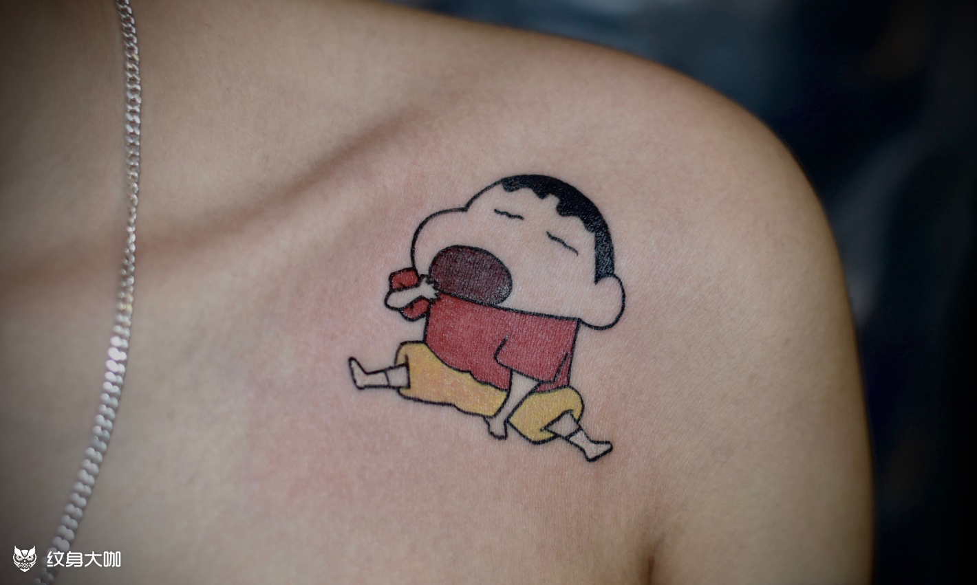 蜡笔小新_纹身图案手稿图片_hammer的纹身作品集