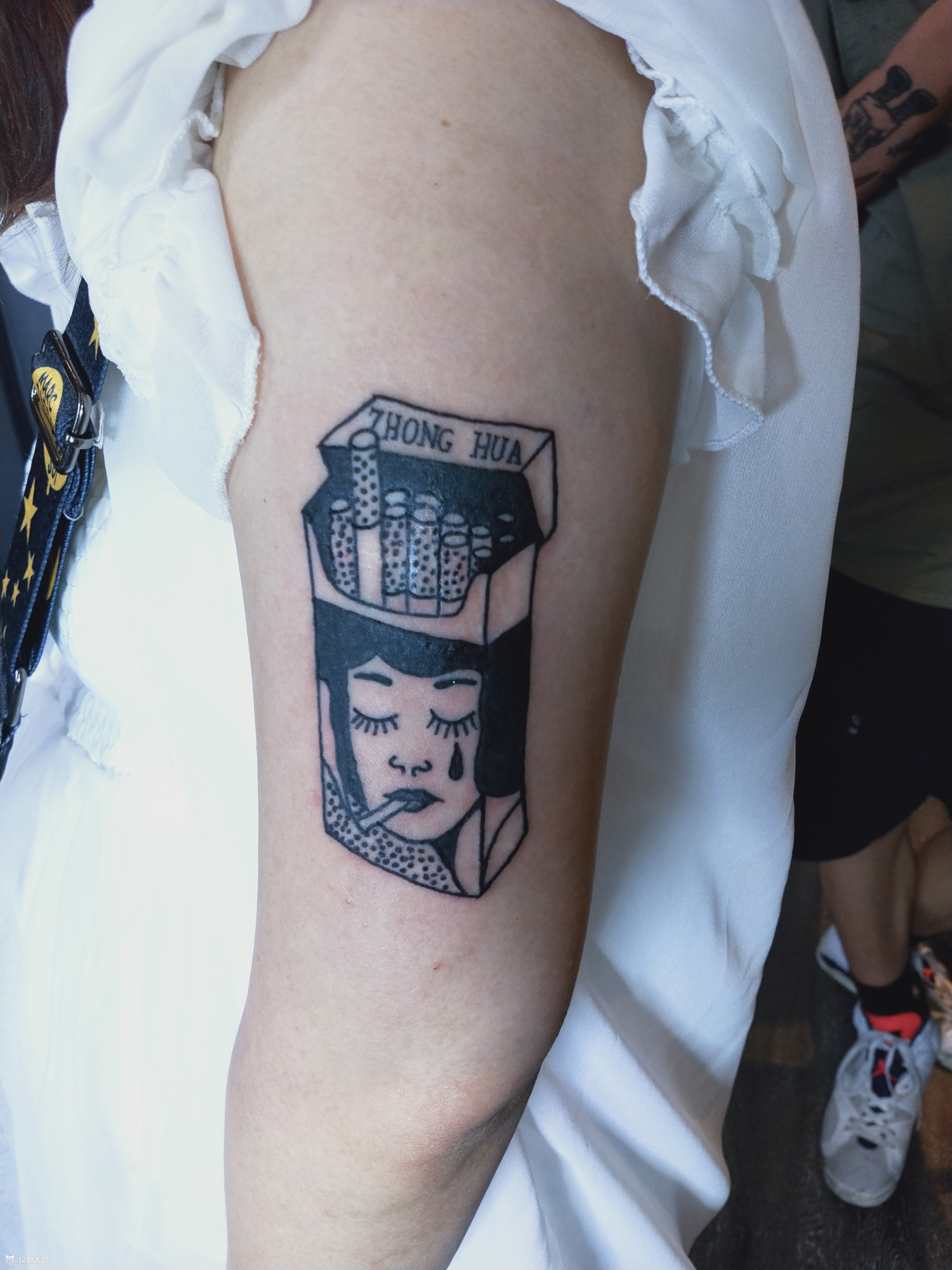 香烟_纹身图案手稿图片_田晓臣的纹身作品集