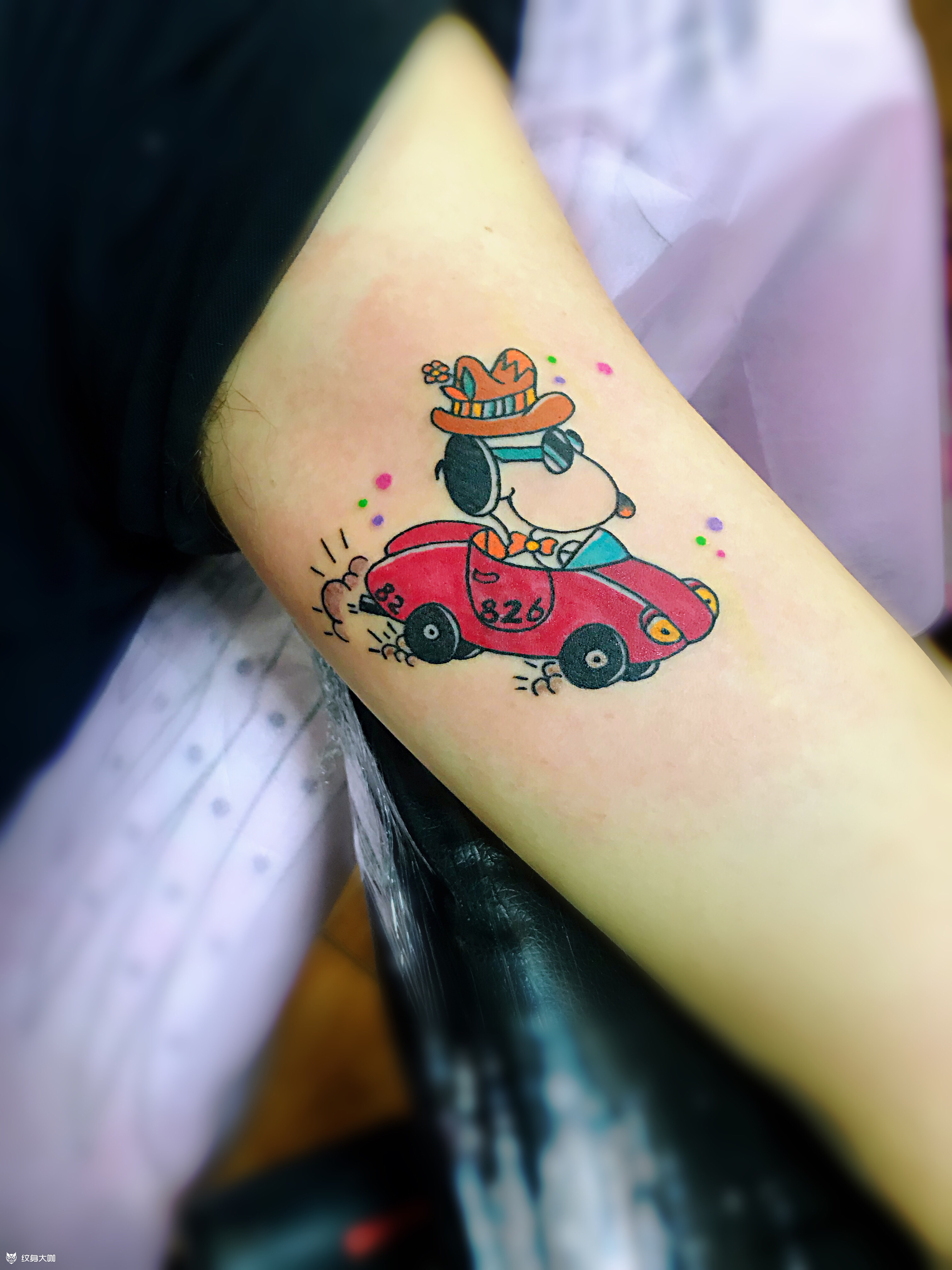 可爱 史努比_纹身图案手稿图片_如,的纹身作品集