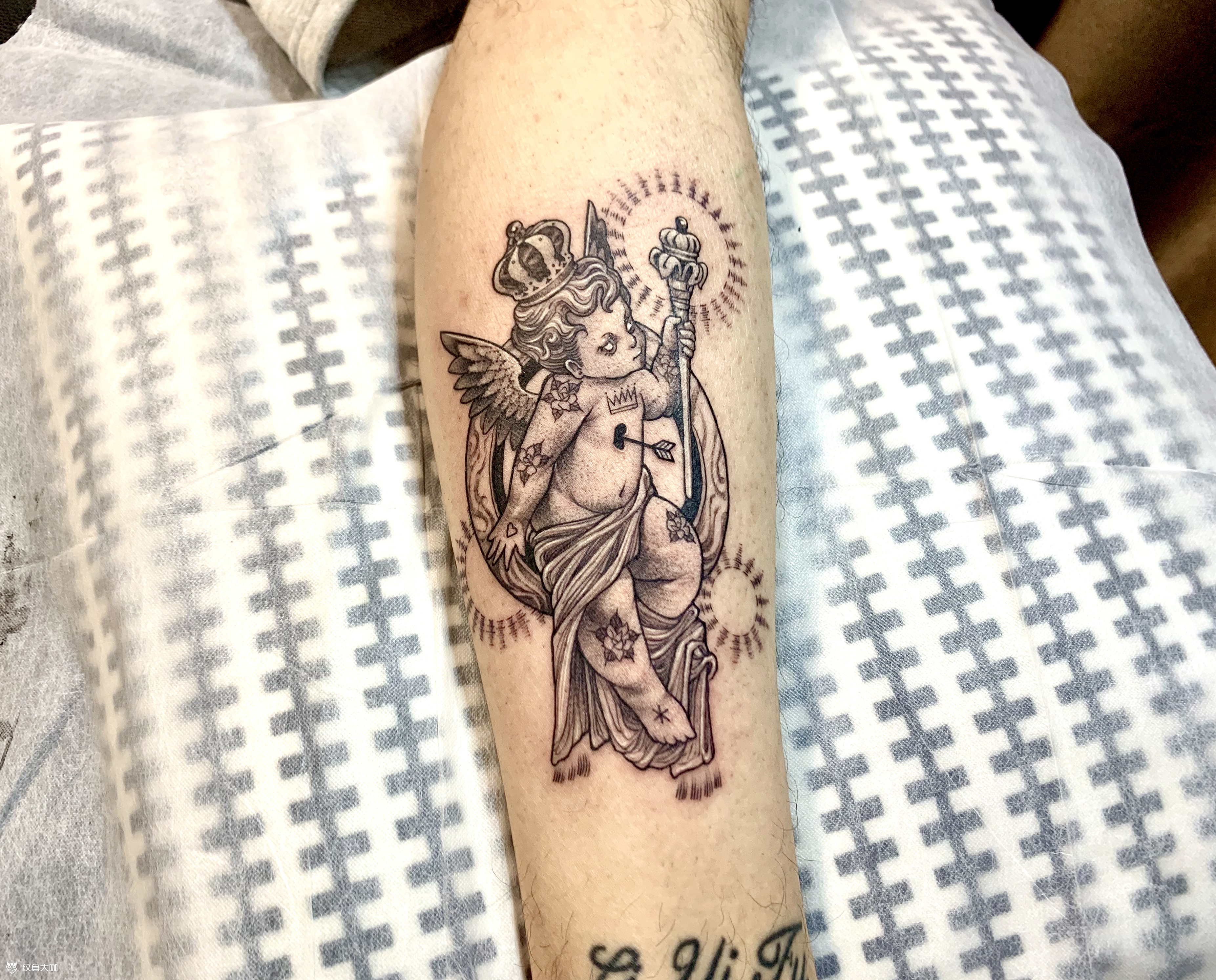 ins小天使_纹身图案手稿图片_雨沫-小龙的纹身作品集