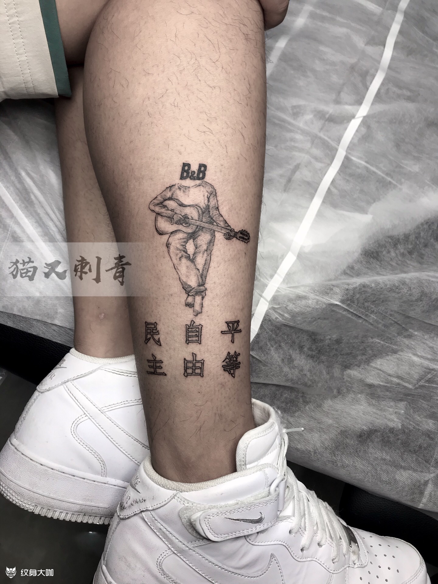 李志的～_纹身图案手稿图片_猫又的纹身作品集