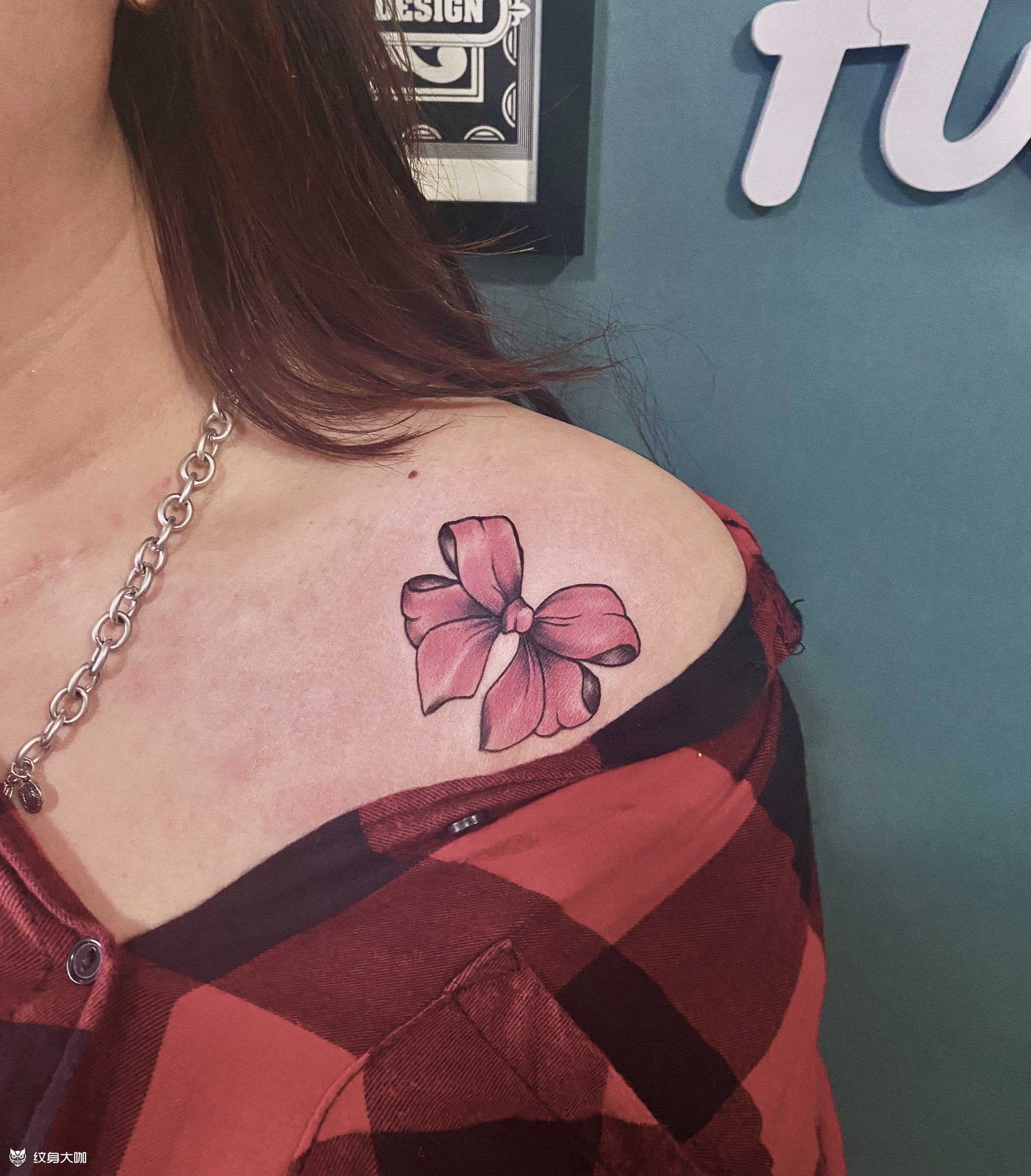 蝴蝶结_纹身图案手稿图片_97的纹身作品集