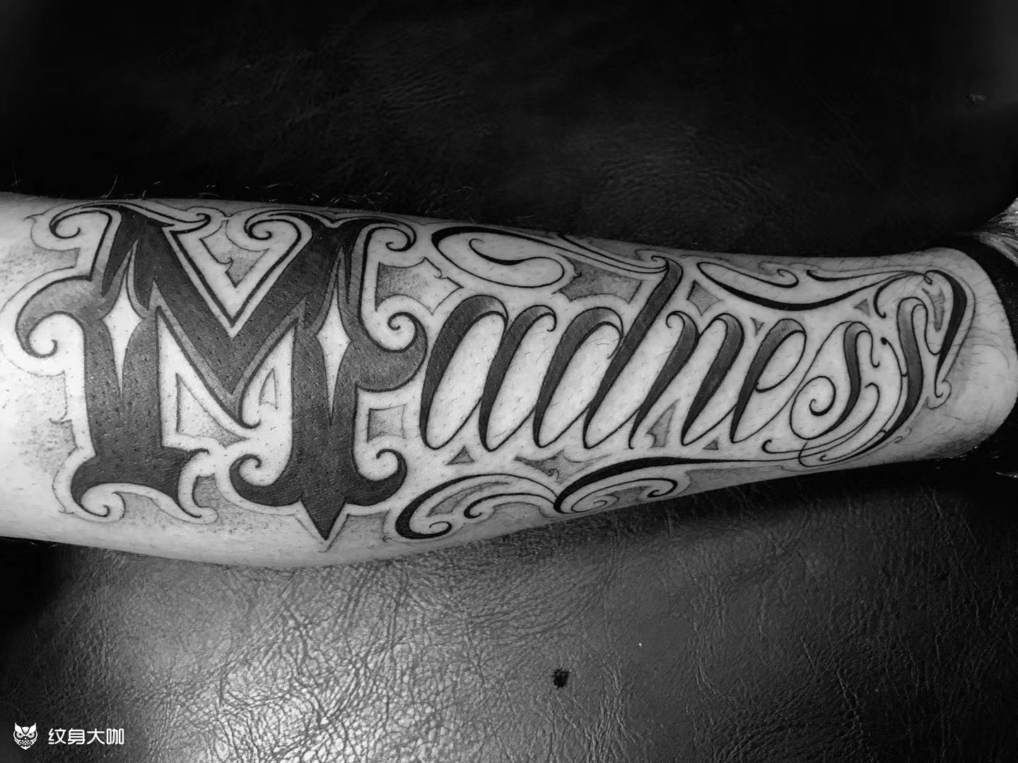 小腿奇卡诺_纹身图案手稿图片_est的纹身作品集