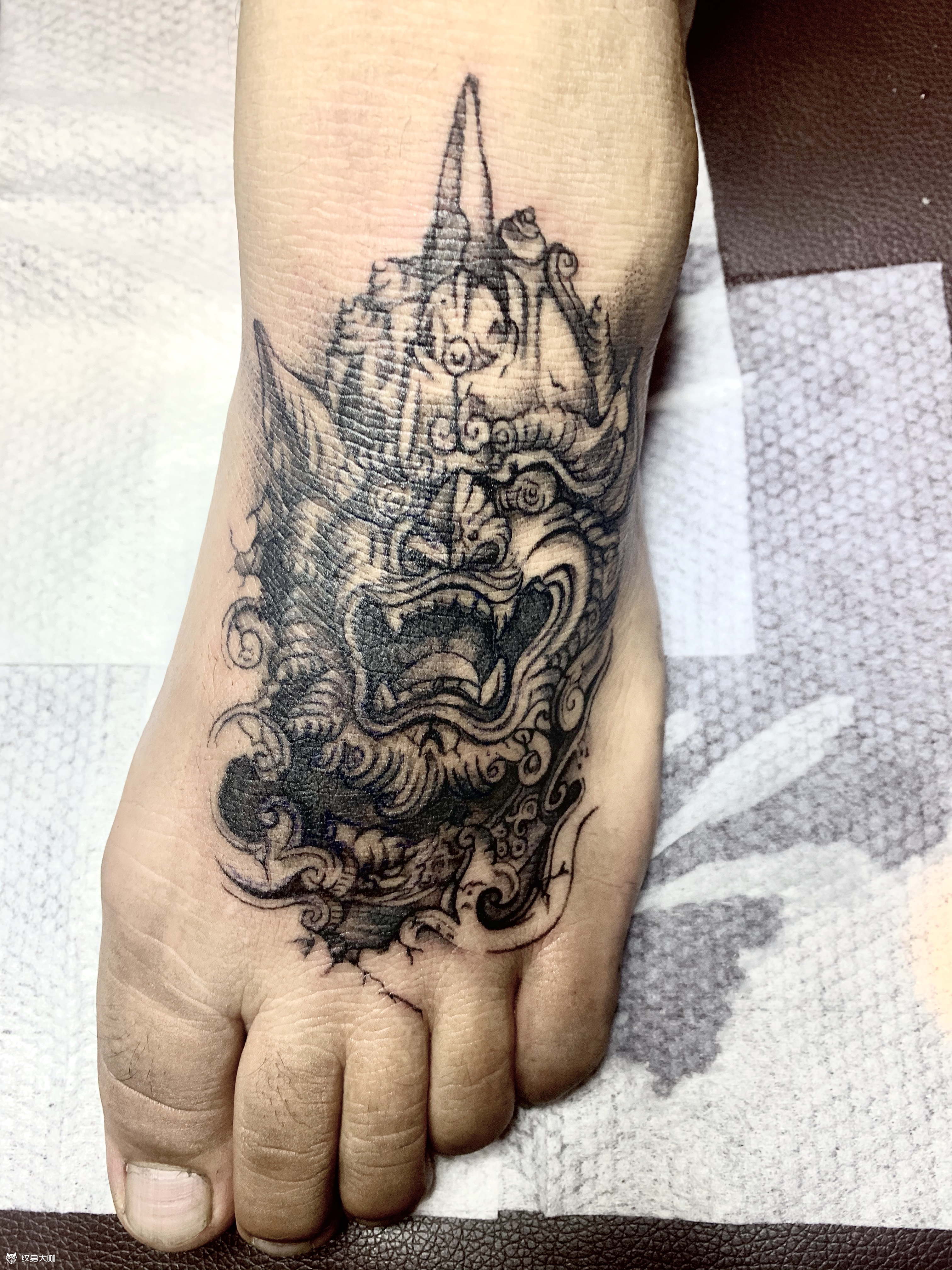 纹身图案手稿图片_刘沐阳的纹身作品集
