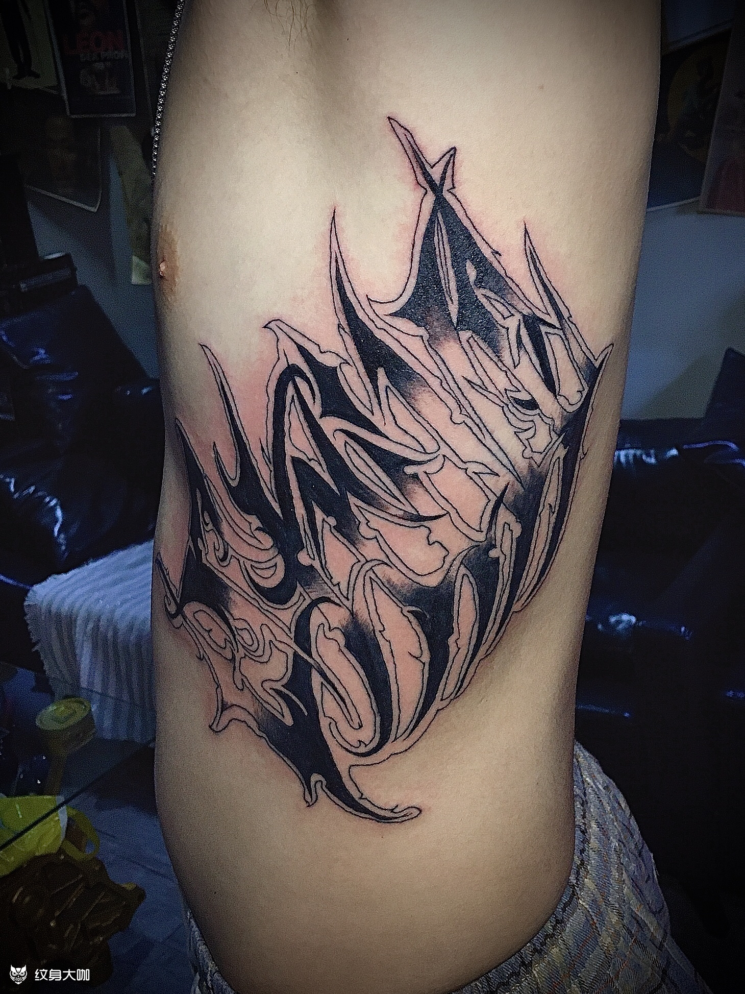 花体字_纹身图案手稿图片_刘奎的纹身作品集