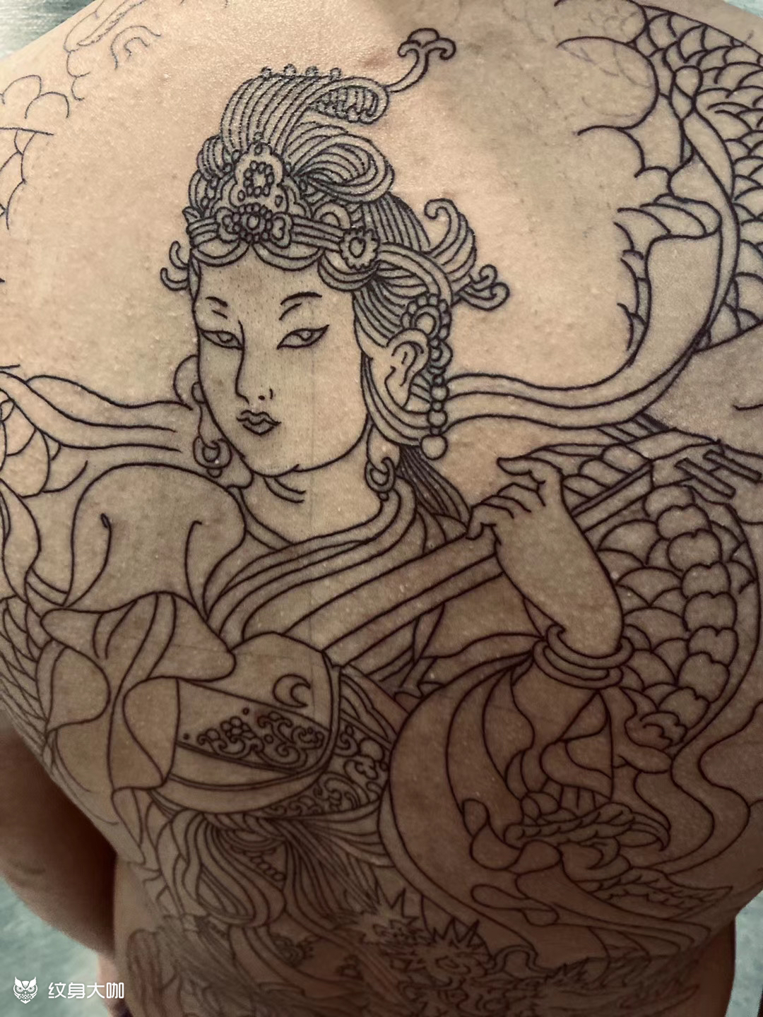 观音满背/第一阶段