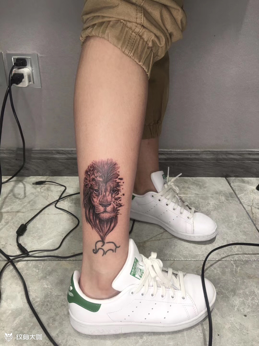 小狮子_纹身图案手稿图片_刘邦的纹身作品集