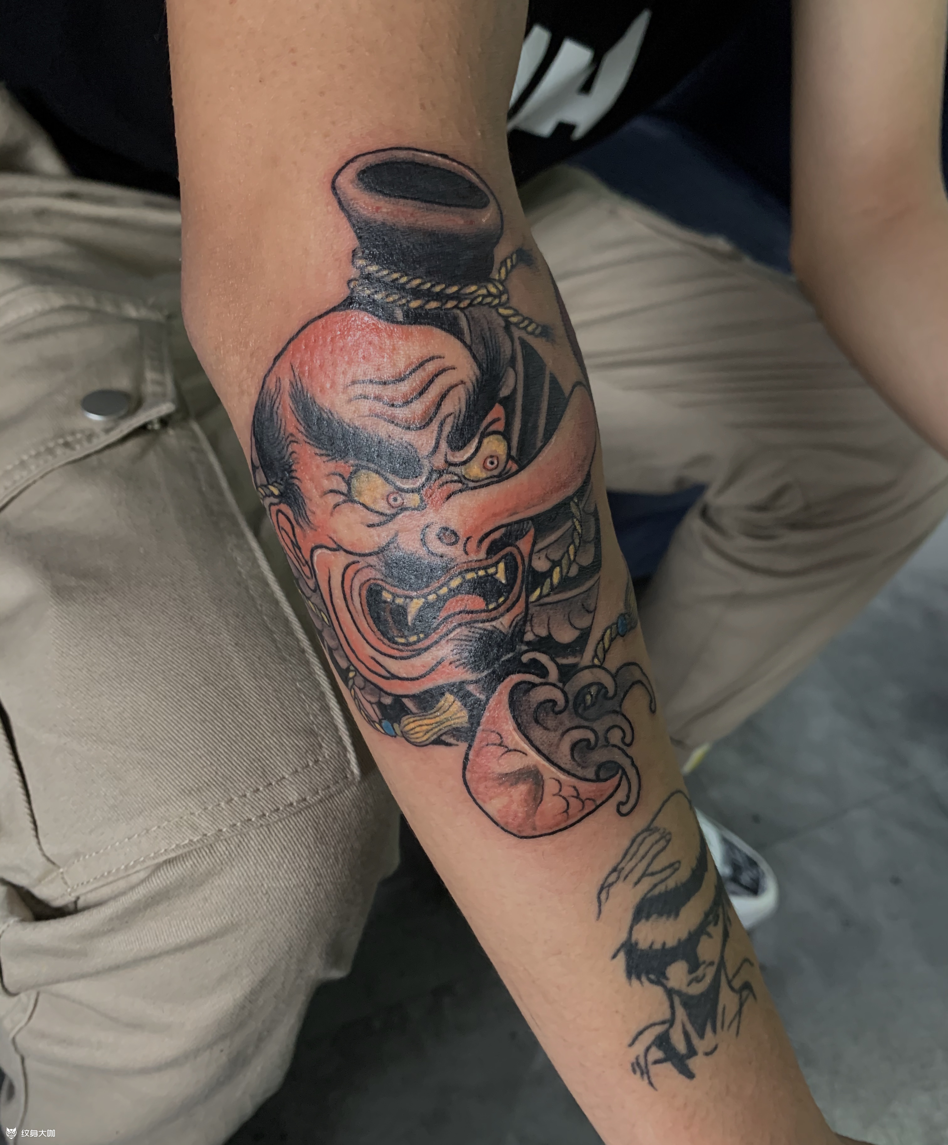 天狗_纹身图案手稿图片_唐师傅的纹身作品集