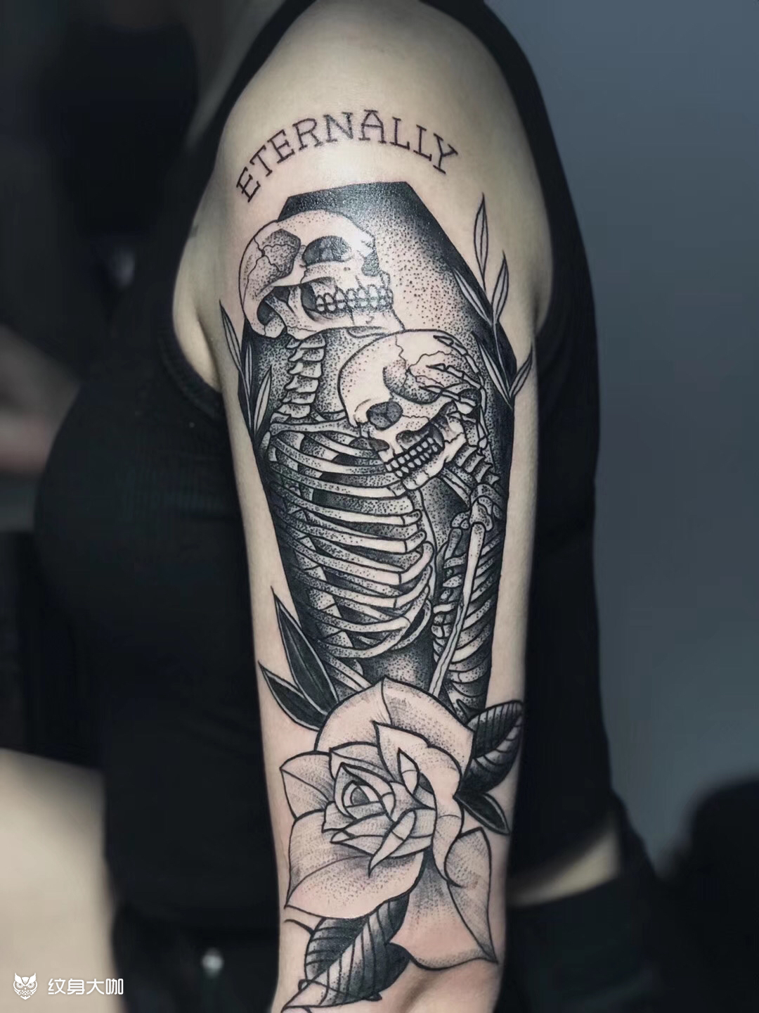 至死不渝的爱_纹身图案手稿图片_a- dreamer刺青的纹身作品集