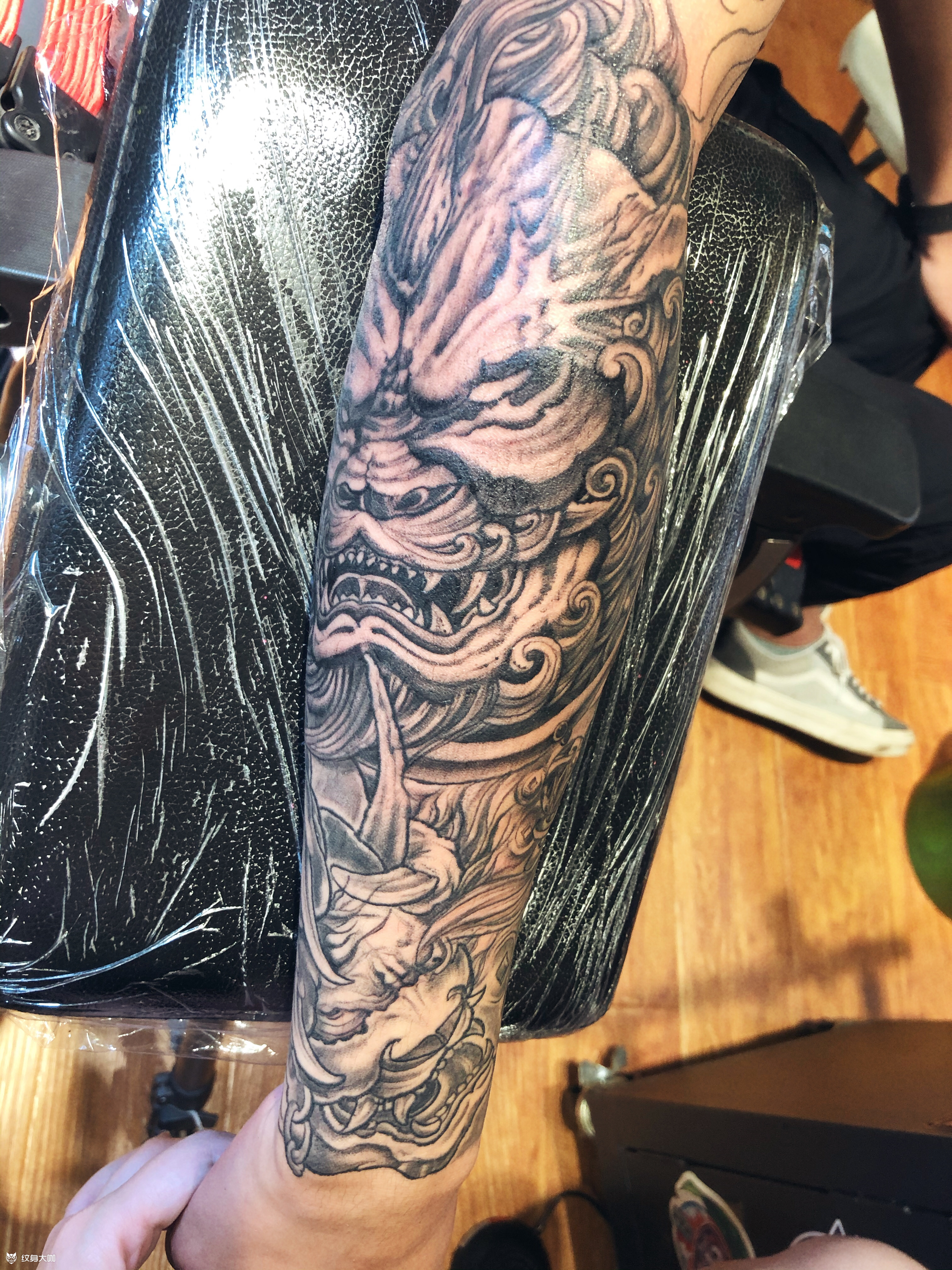 神兽_纹身图案手稿图片_谢师傅的纹身作品集