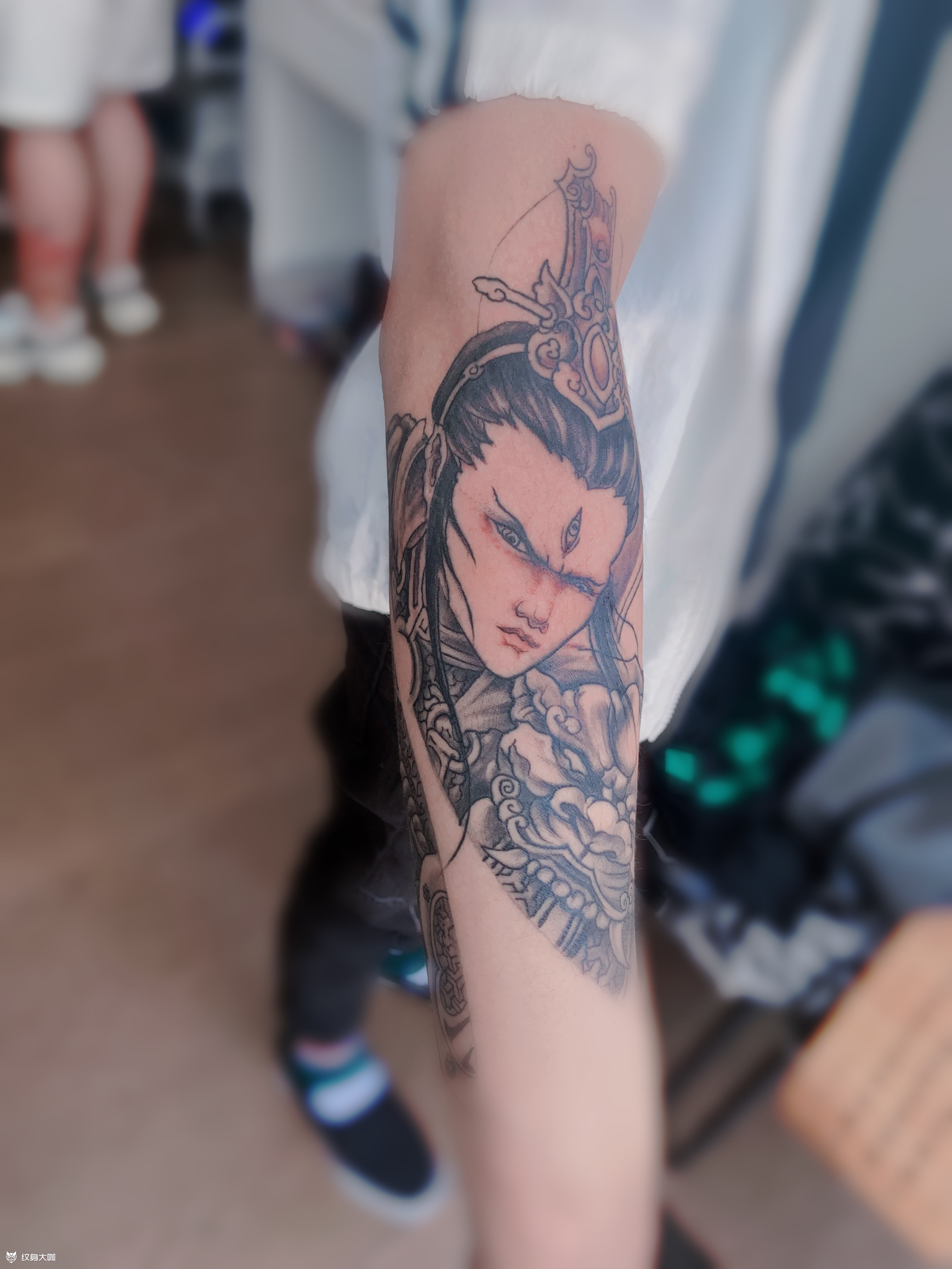 二郎神_纹身图案手稿图片_杨轩的纹身作品集