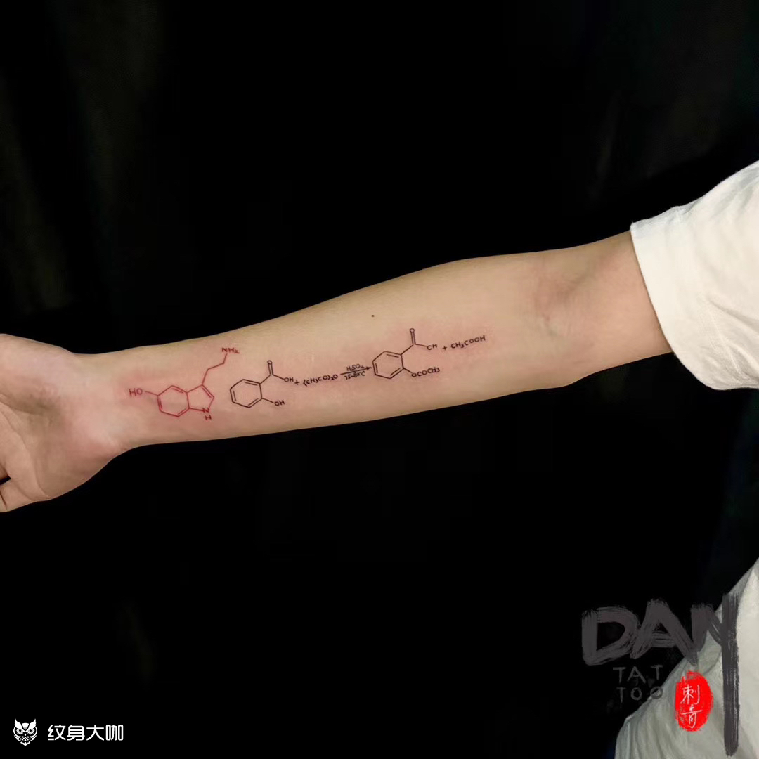 方程式_纹身图案手稿图片_小丹的纹身作品集