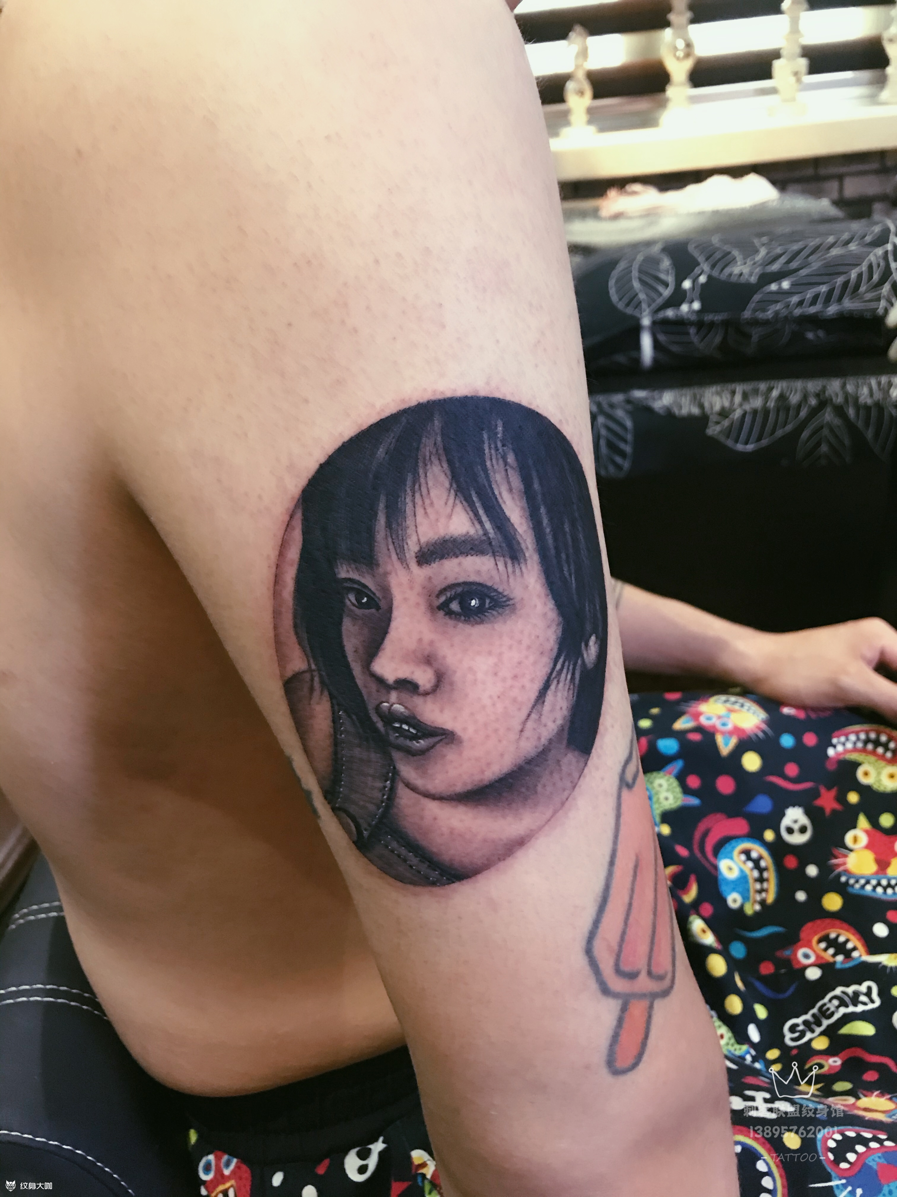 老婆_纹身图案手稿图片_剑锋的纹身作品集