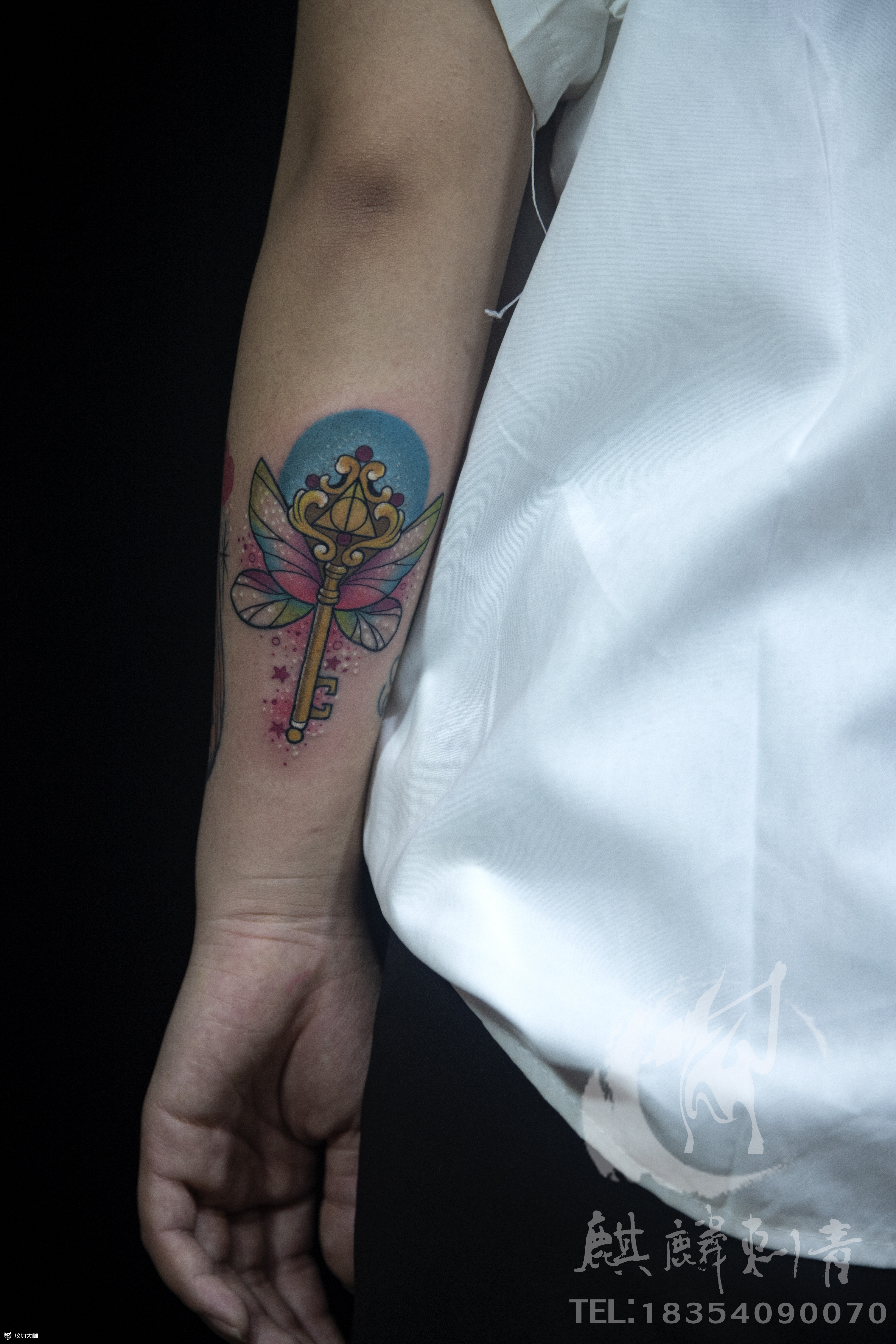 魔法棒_纹身图案手稿图片_于祥林的纹身作品集