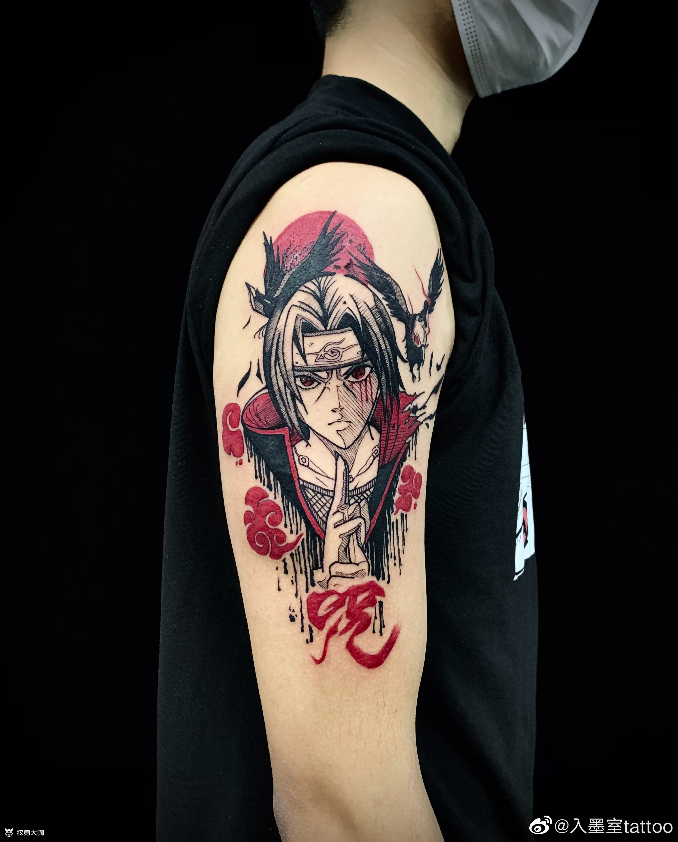 火影忍者_纹身图案手稿图片_陈传杰的纹身作品集