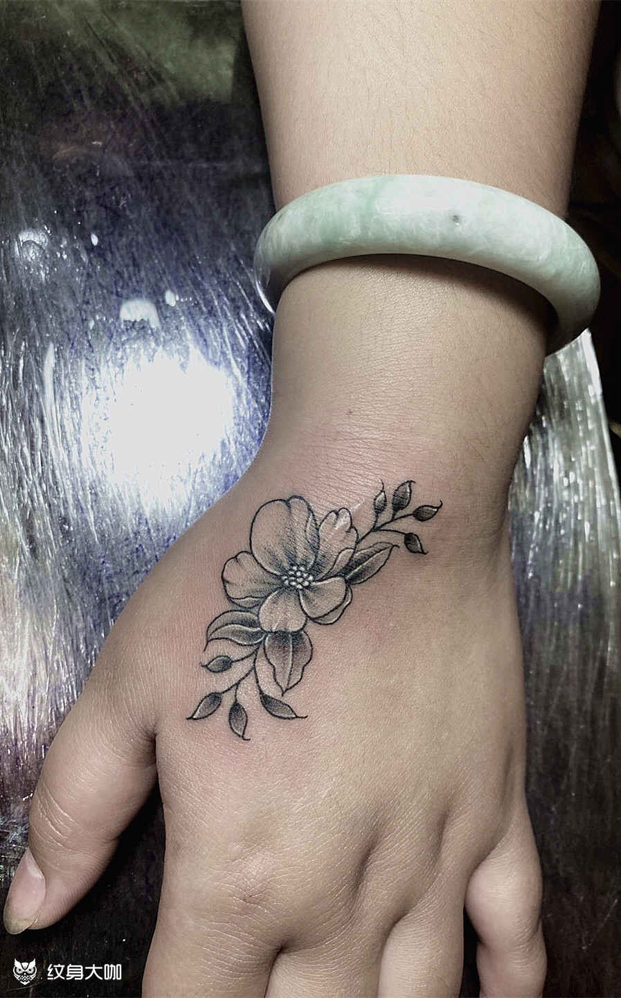 素花_纹身图案手稿图片_筱波的纹身作品集
