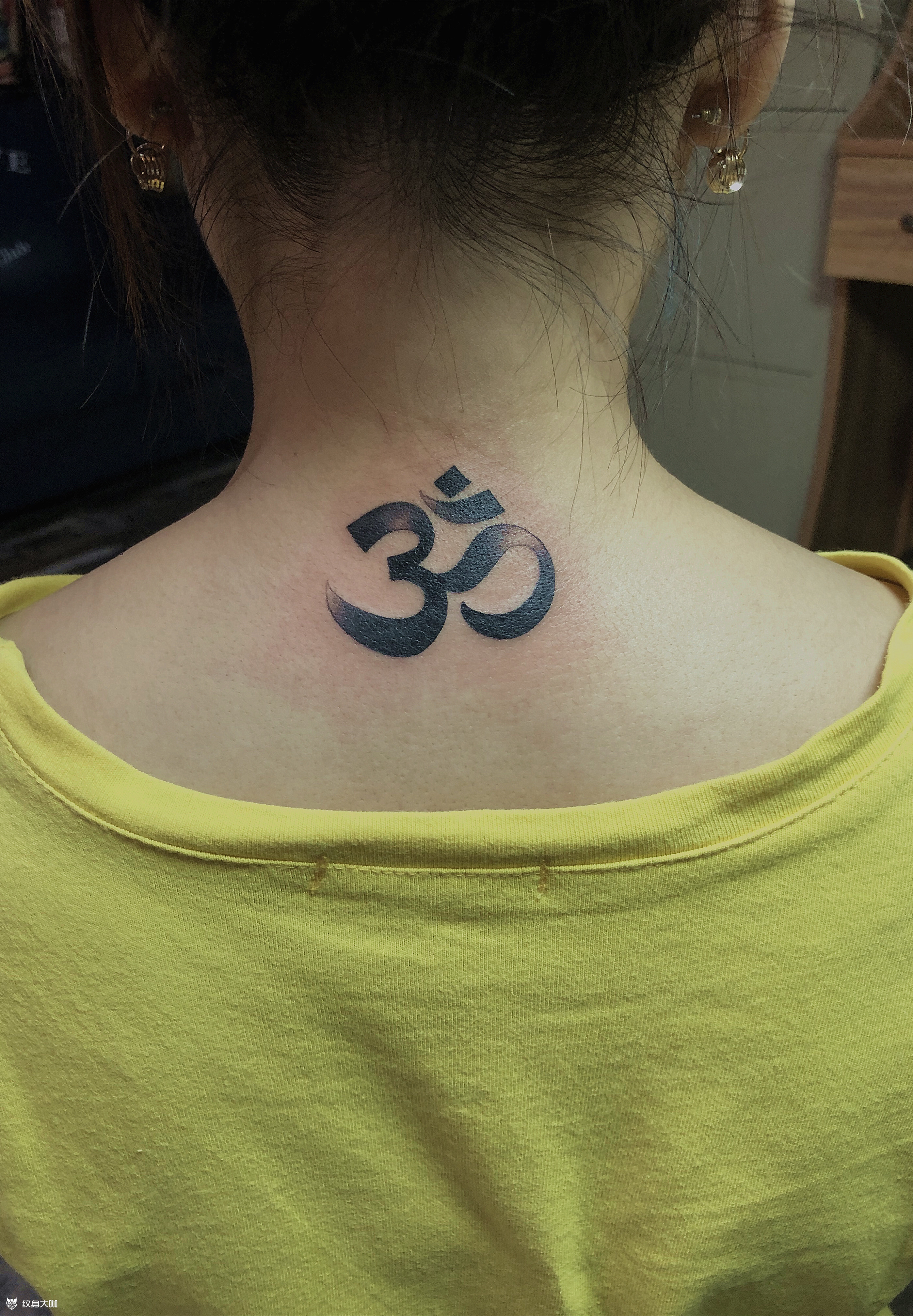 瑜伽标志_纹身图案手稿图片_筱波的纹身作品集