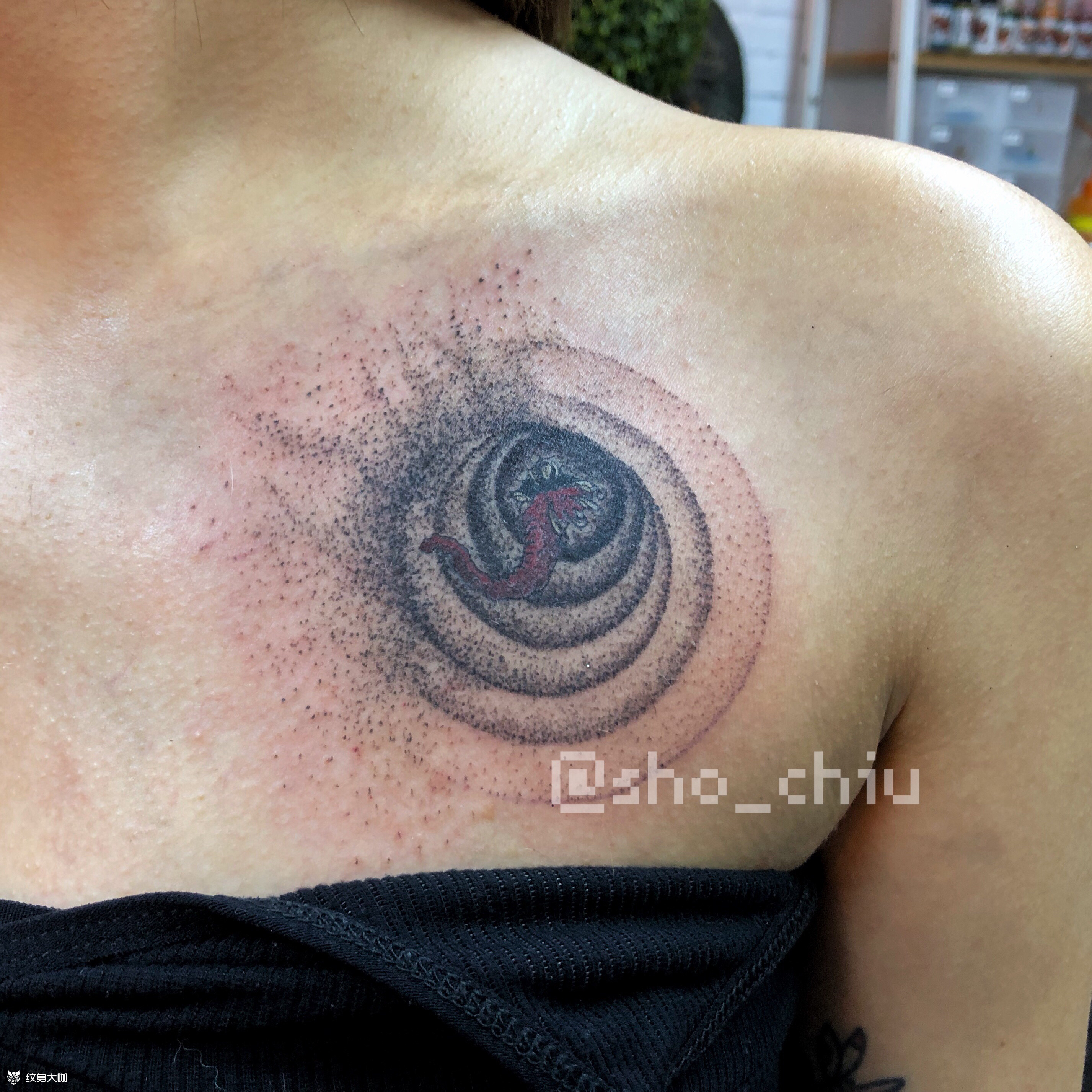 漩涡_纹身图案手稿图片_shoz的纹身作品集