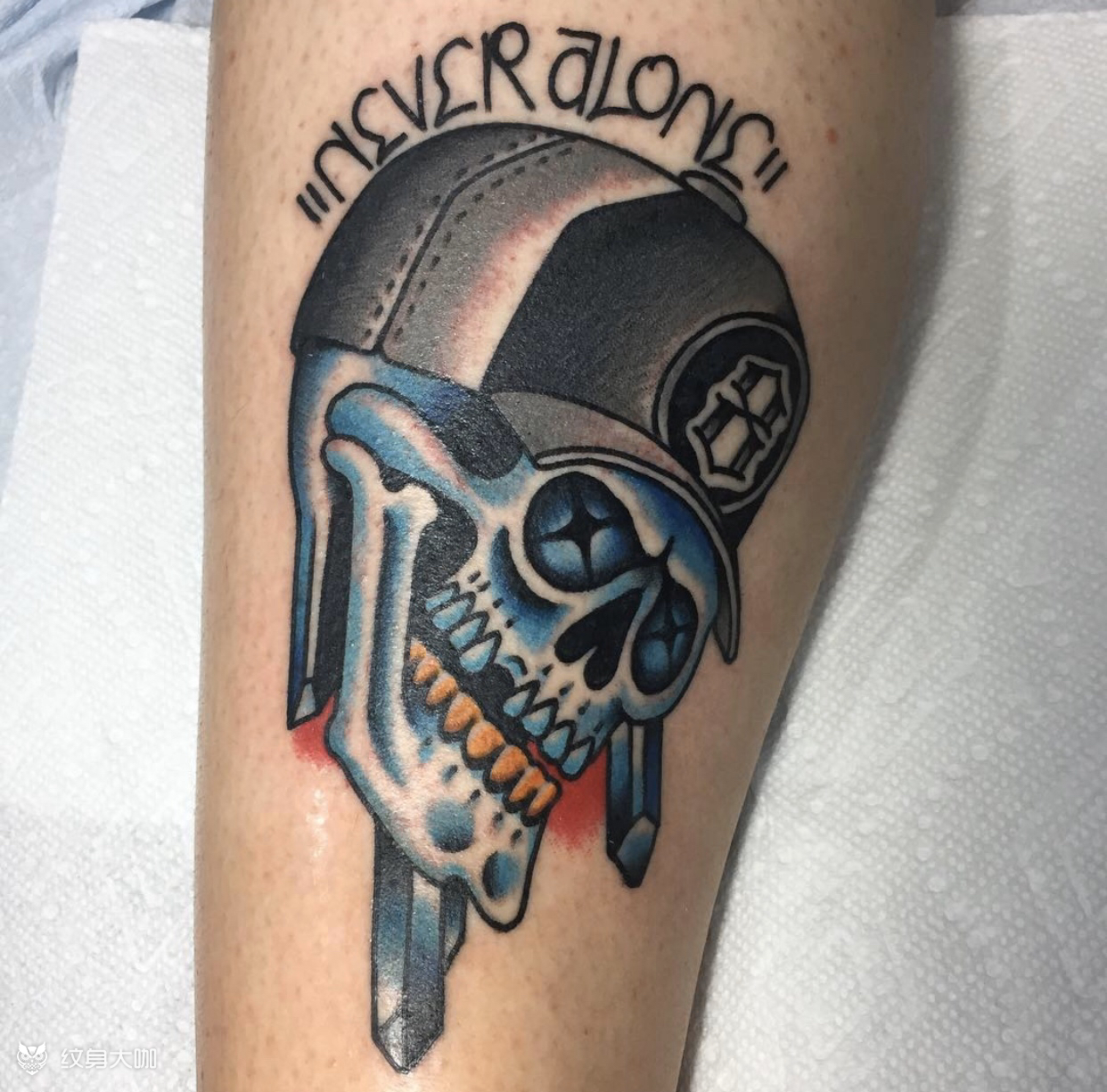 腿部old school骷髅简介:擅长西海岸风格 字体77黑灰ta的主页微信