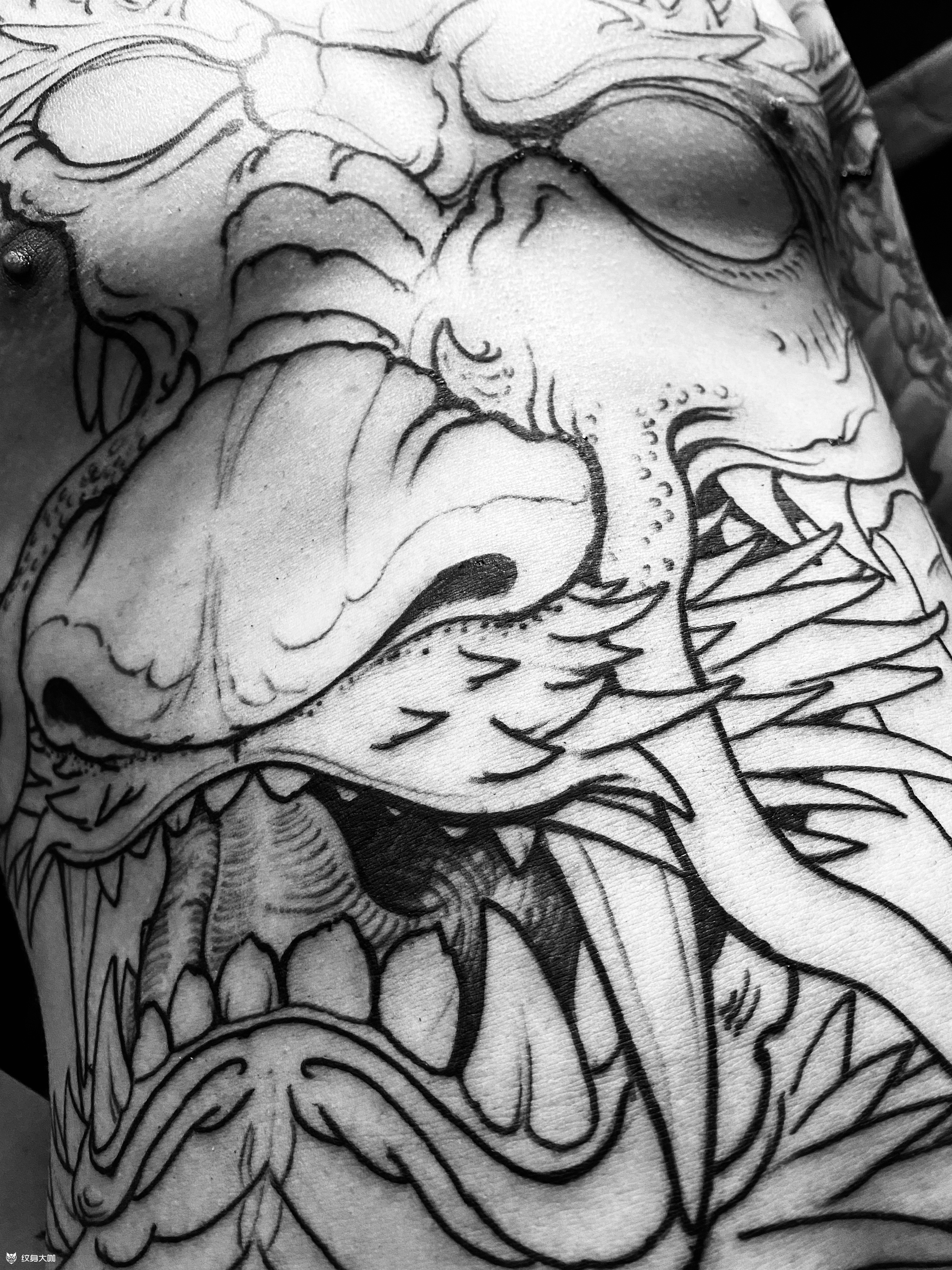 全身大龙全身一条龙_纹身吧社区 - 纹身大咖