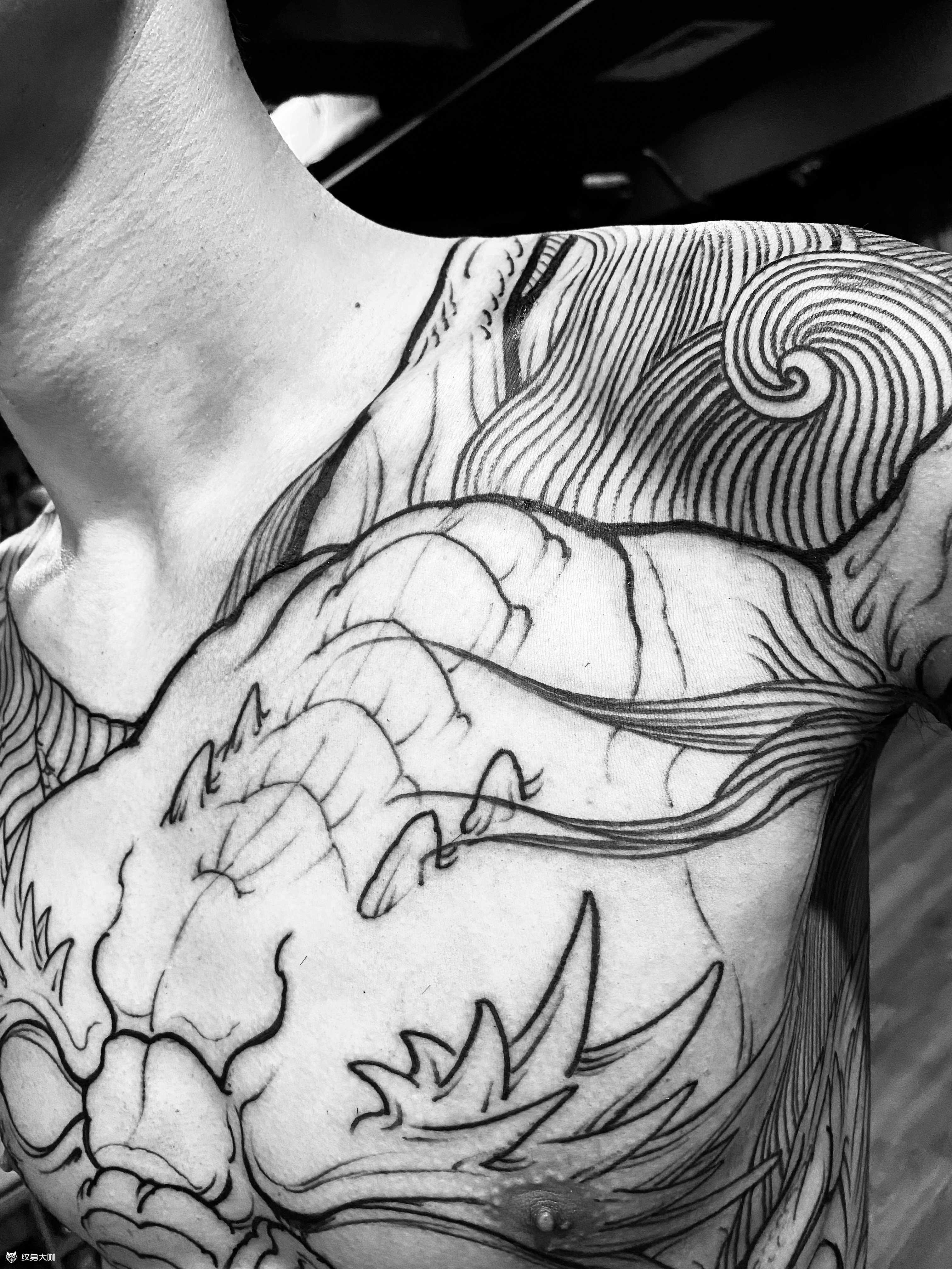 全身大龙全身一条龙_纹身吧社区 - 纹身大咖