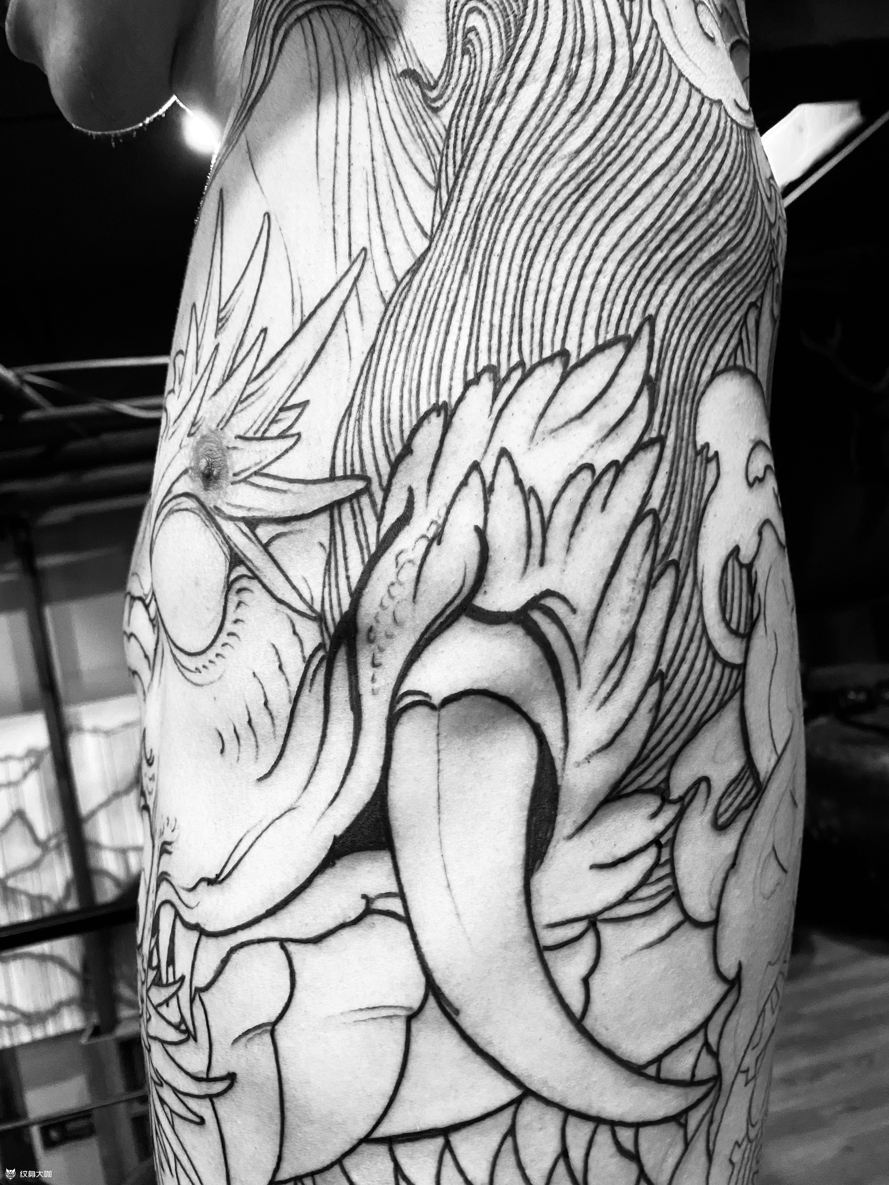 全身大龙全身一条龙_纹身吧社区 - 纹身大咖