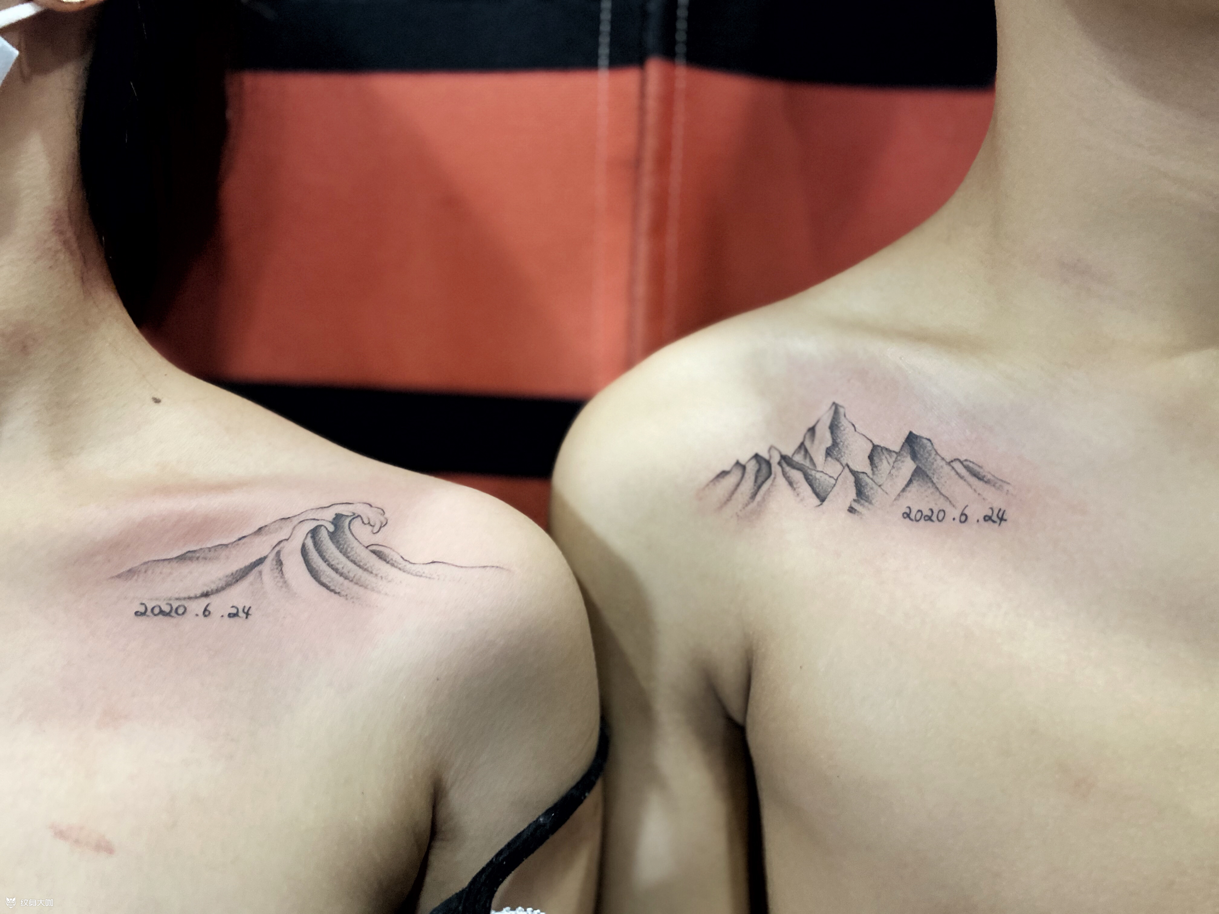 海誓山盟_纹身图案手稿图片_林景的纹身作品集