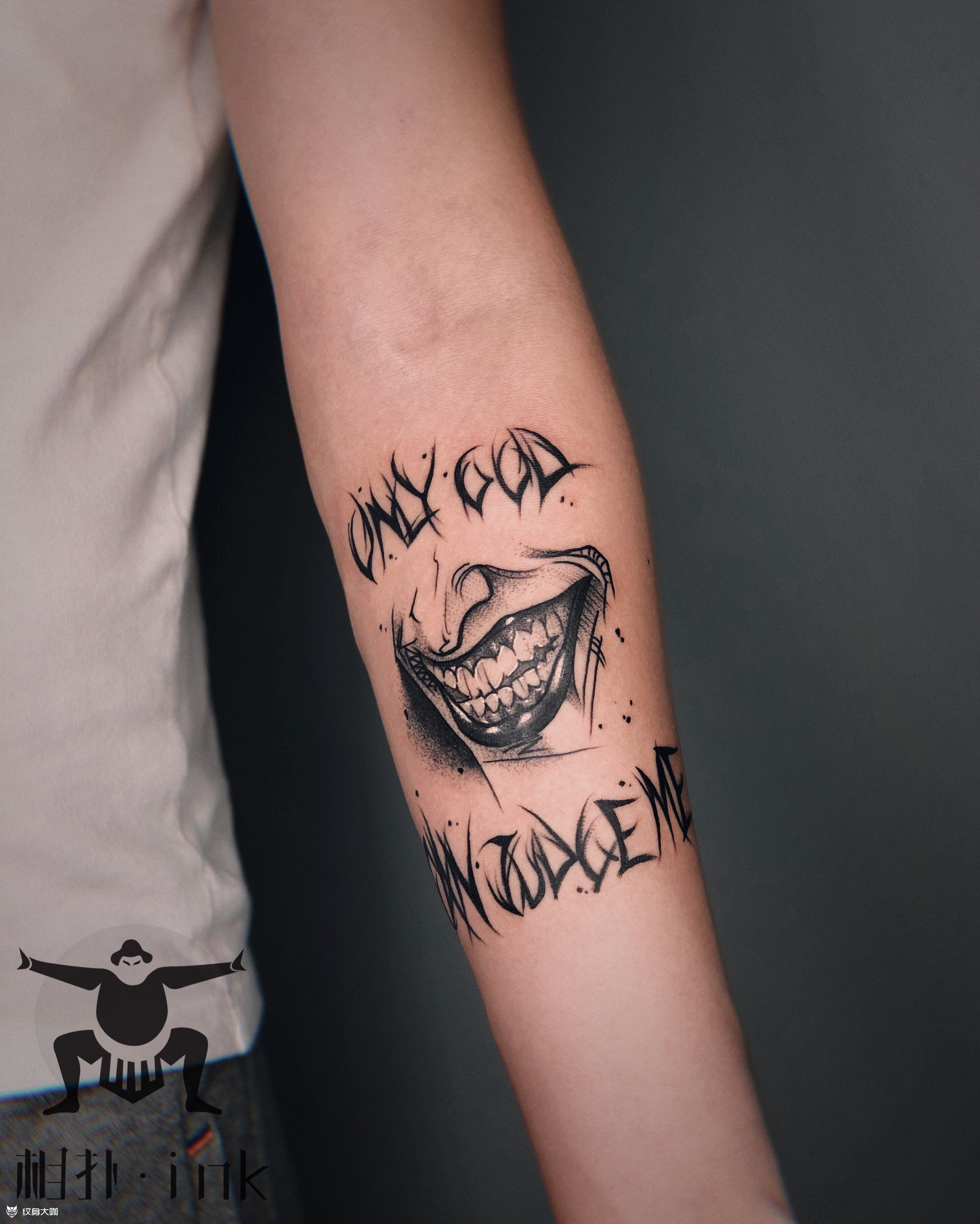 小丑_纹身图案手稿图片_圆镹的纹身作品集