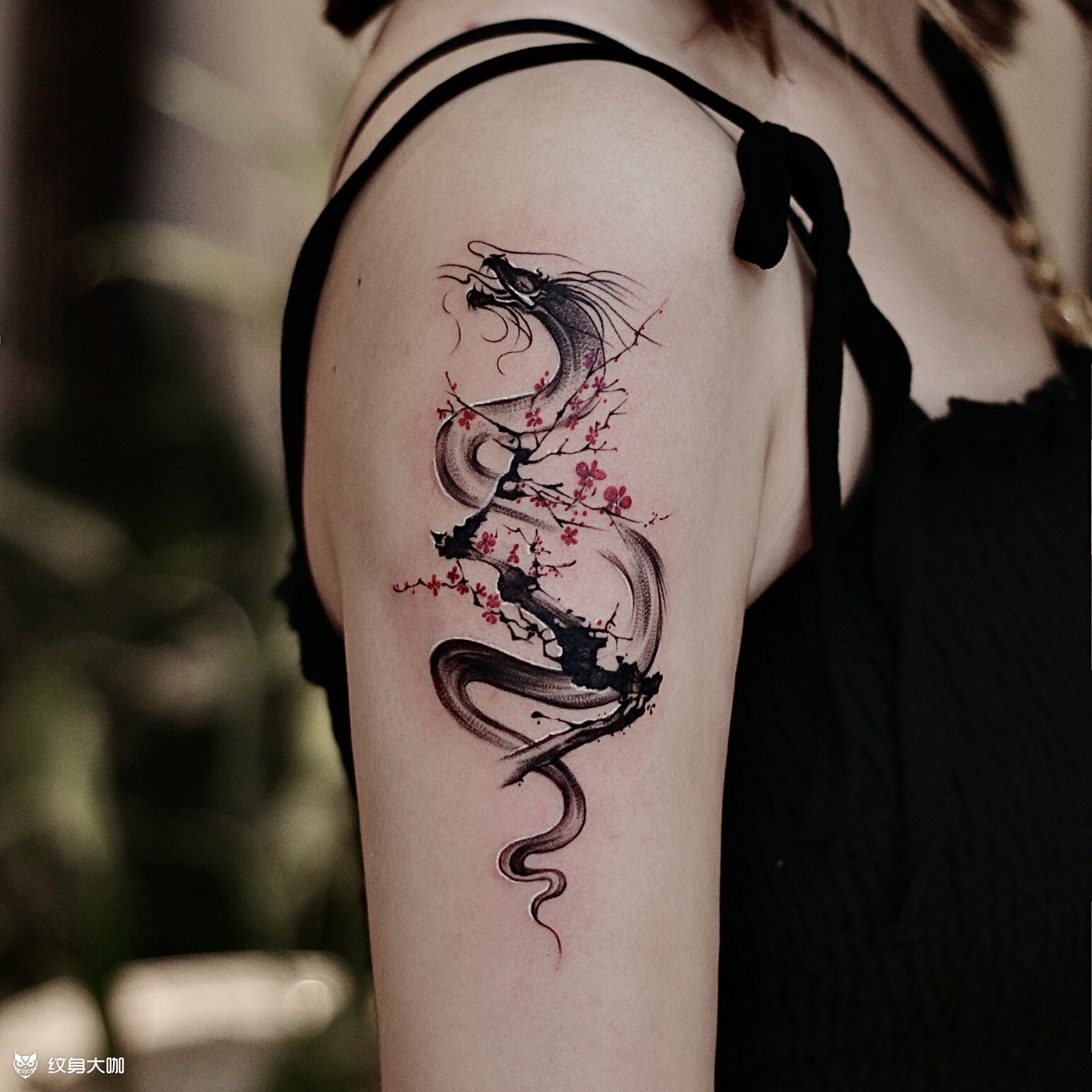 小龙_纹身图案手稿图片_草莓的纹身作品集