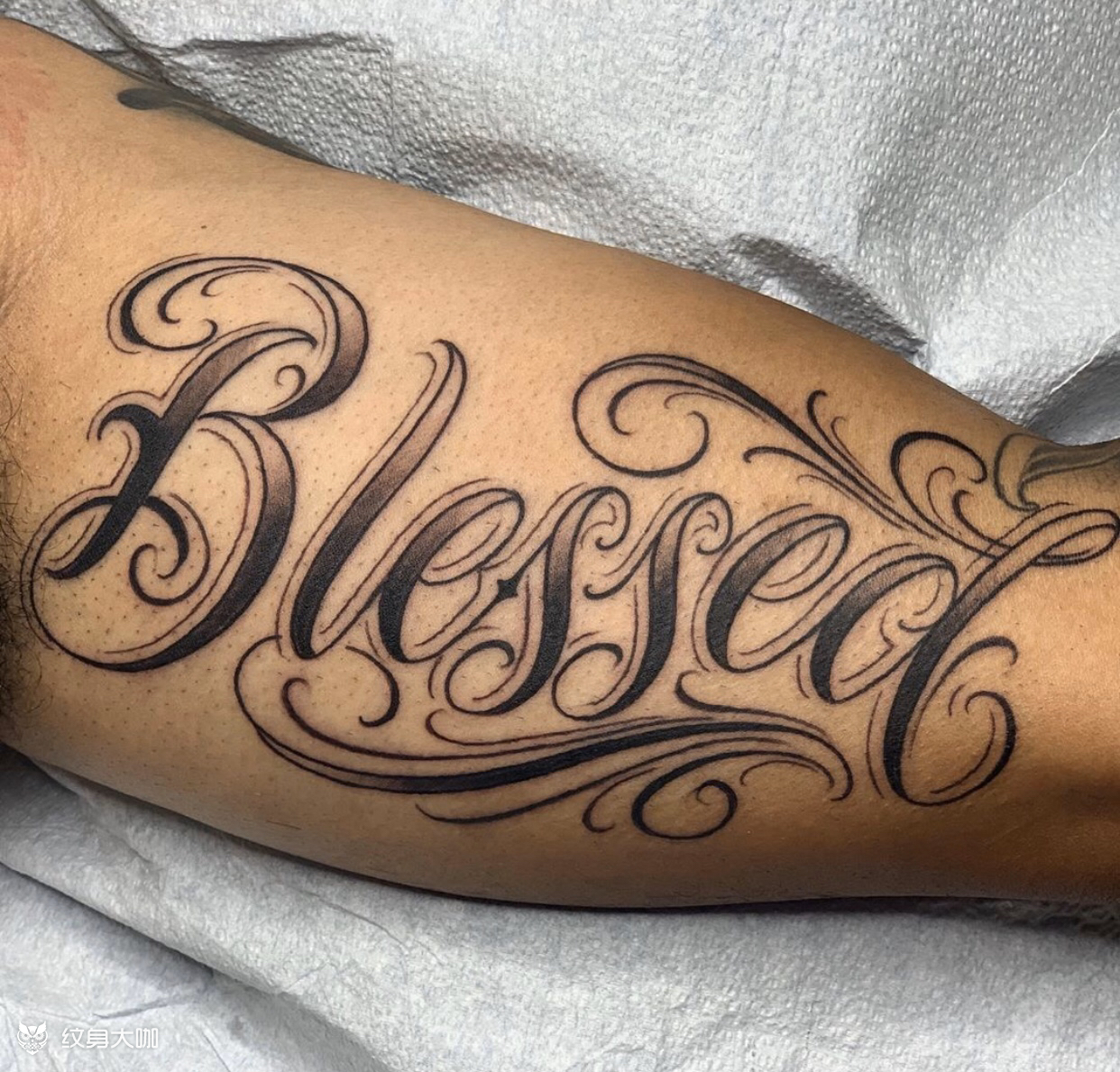 blessed_纹身图案手稿图片_乔纳森的纹身作品集