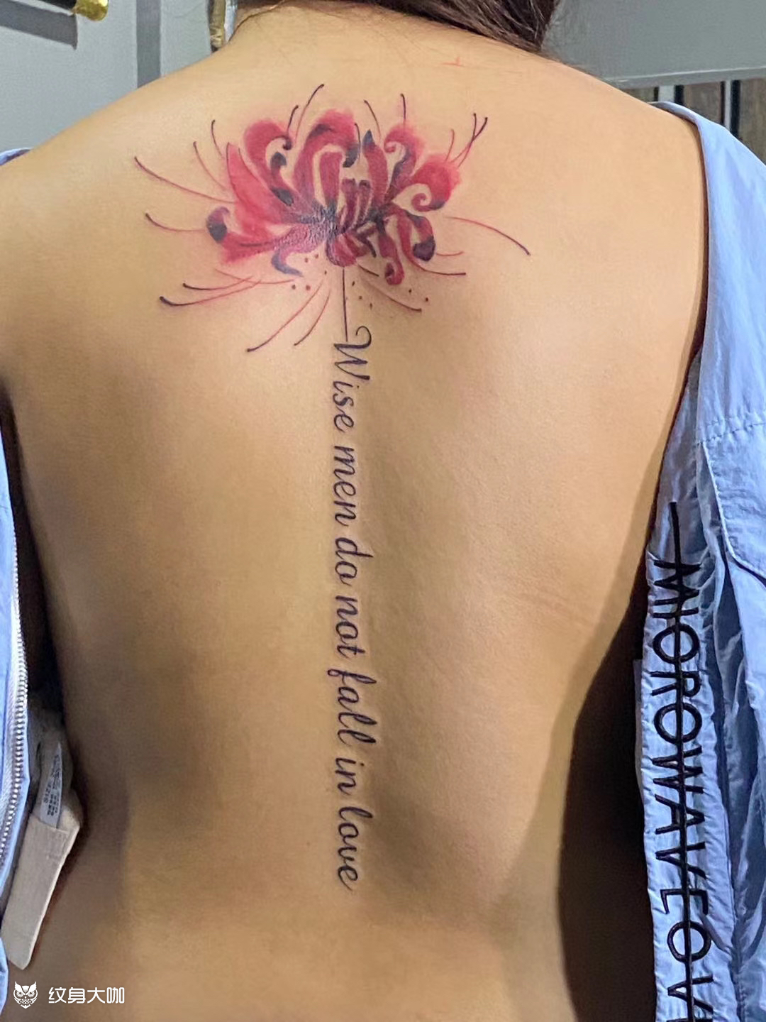 彼岸花_纹身图案手稿图片_李英凡的纹身作品集