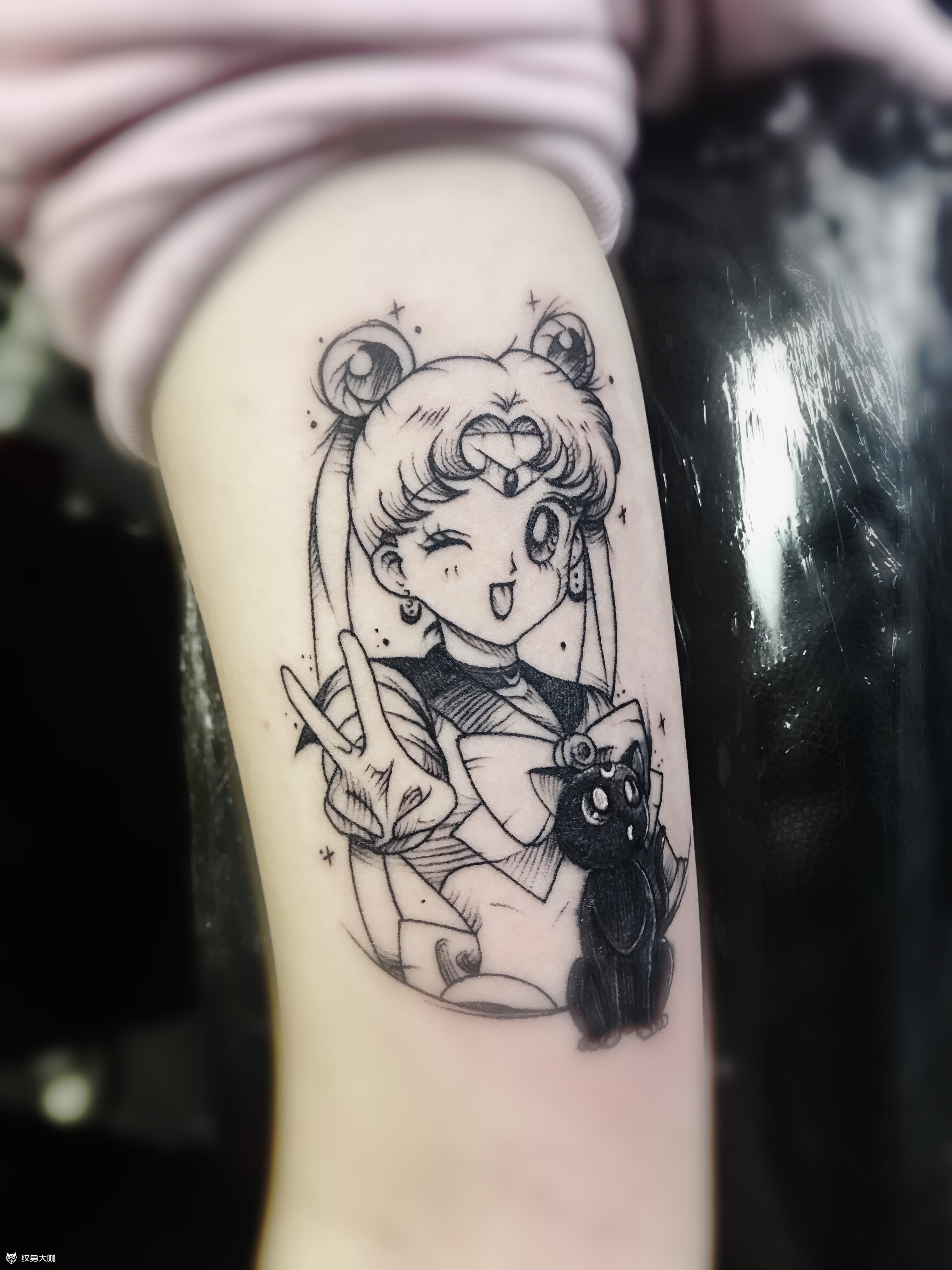水冰月_纹身图案手稿图片_卢东的纹身作品集