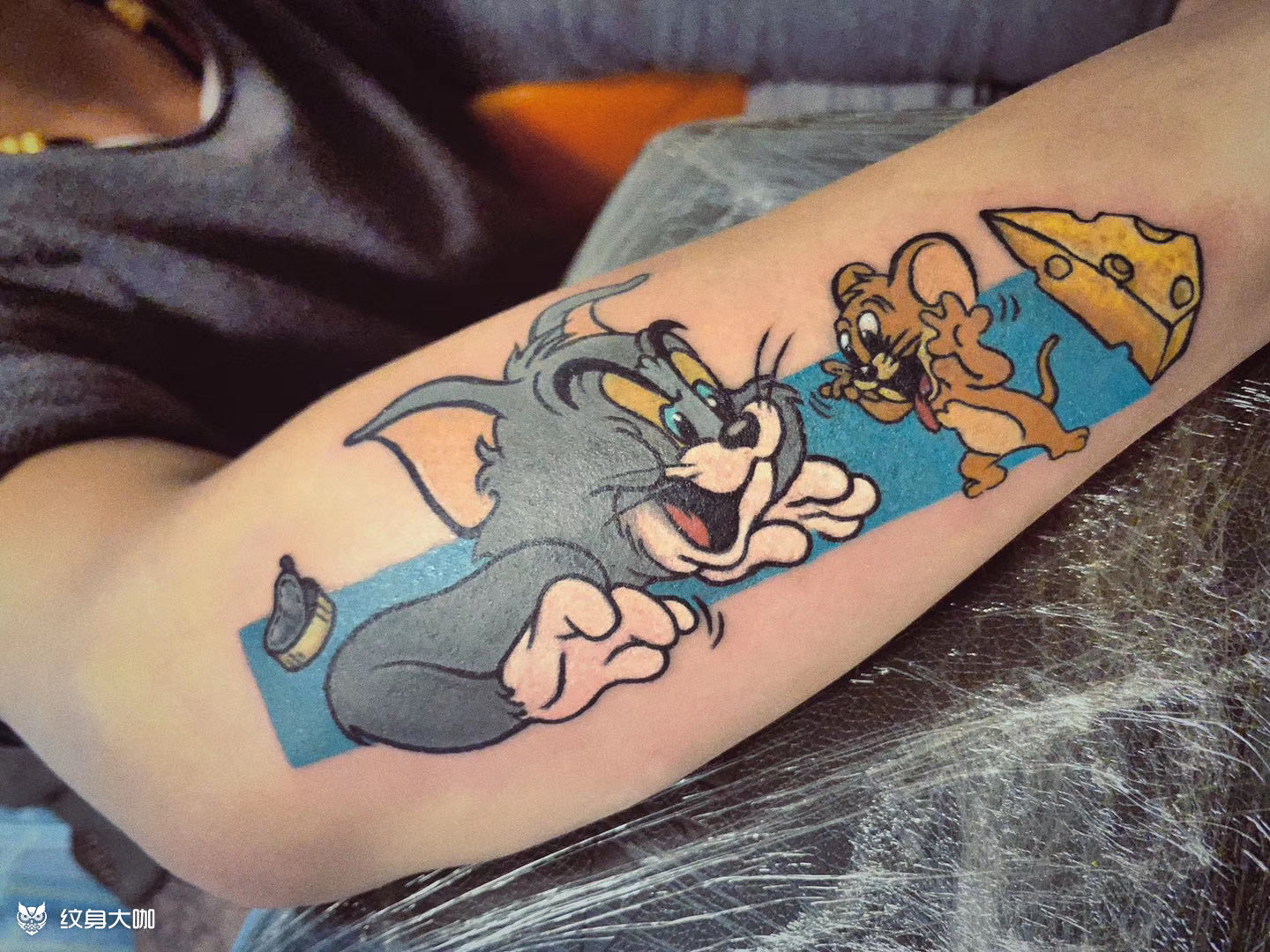 《汤姆和杰瑞》今天扎一波回忆_纹身吧社区 - 纹身大咖