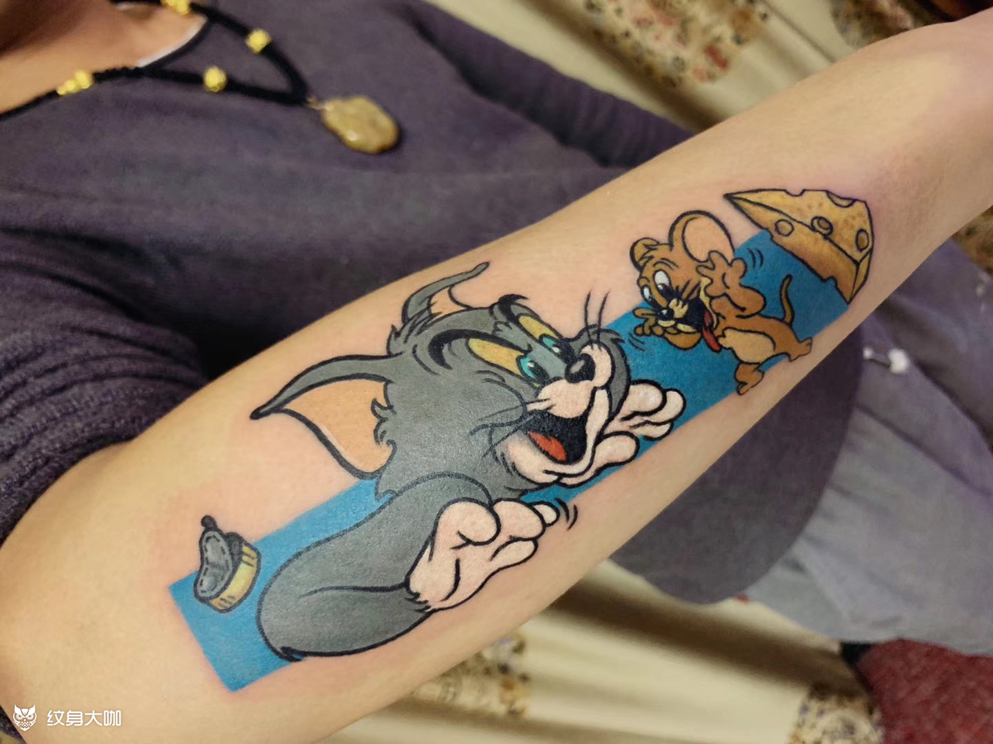 《汤姆和杰瑞》今天扎一波回忆_纹身吧社区 - 纹身大咖