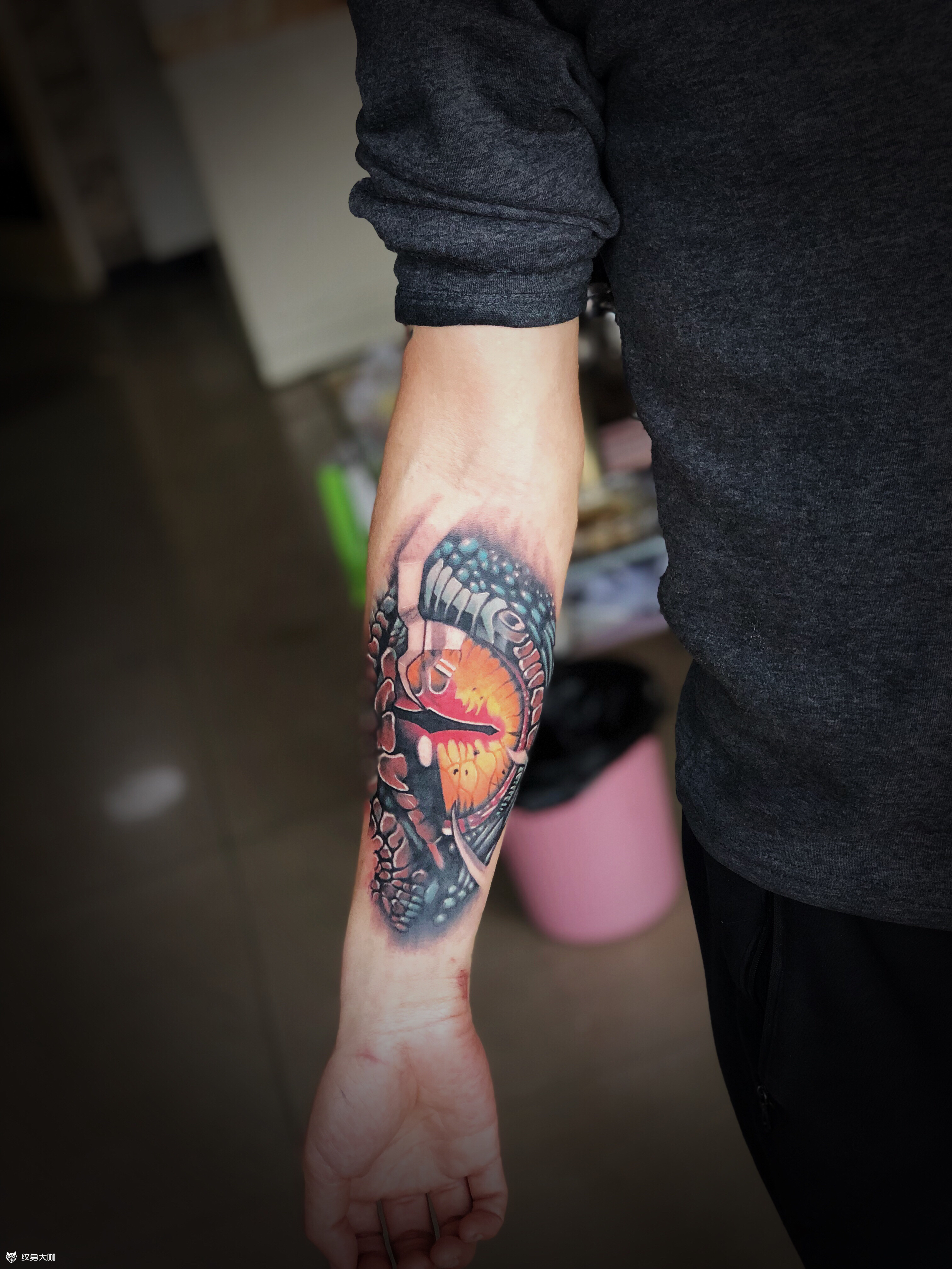 恶魔之眼_纹身图案手稿图片_自强的纹身作品集