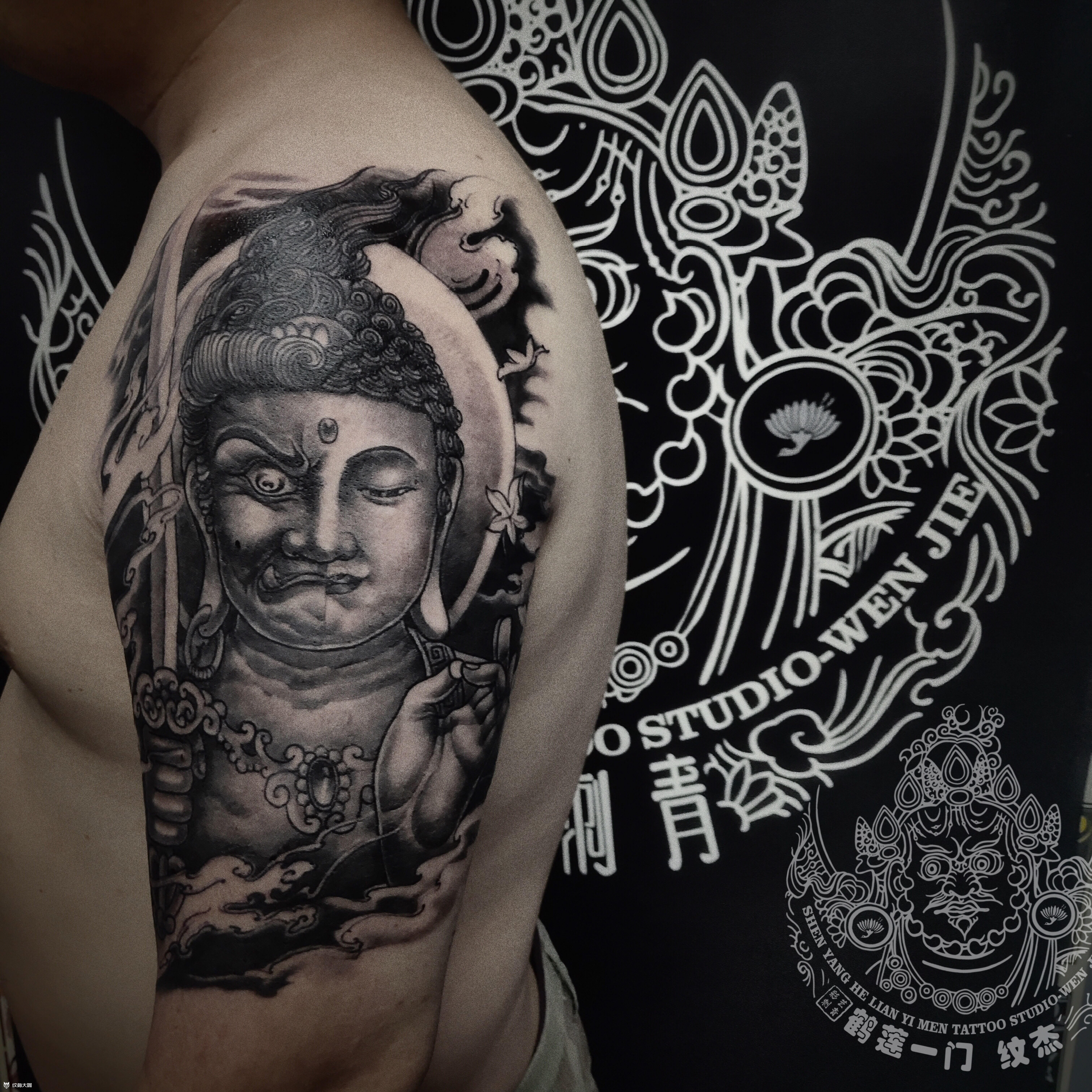 一念之间_纹身图案手稿图片_纹杰的纹身作品集