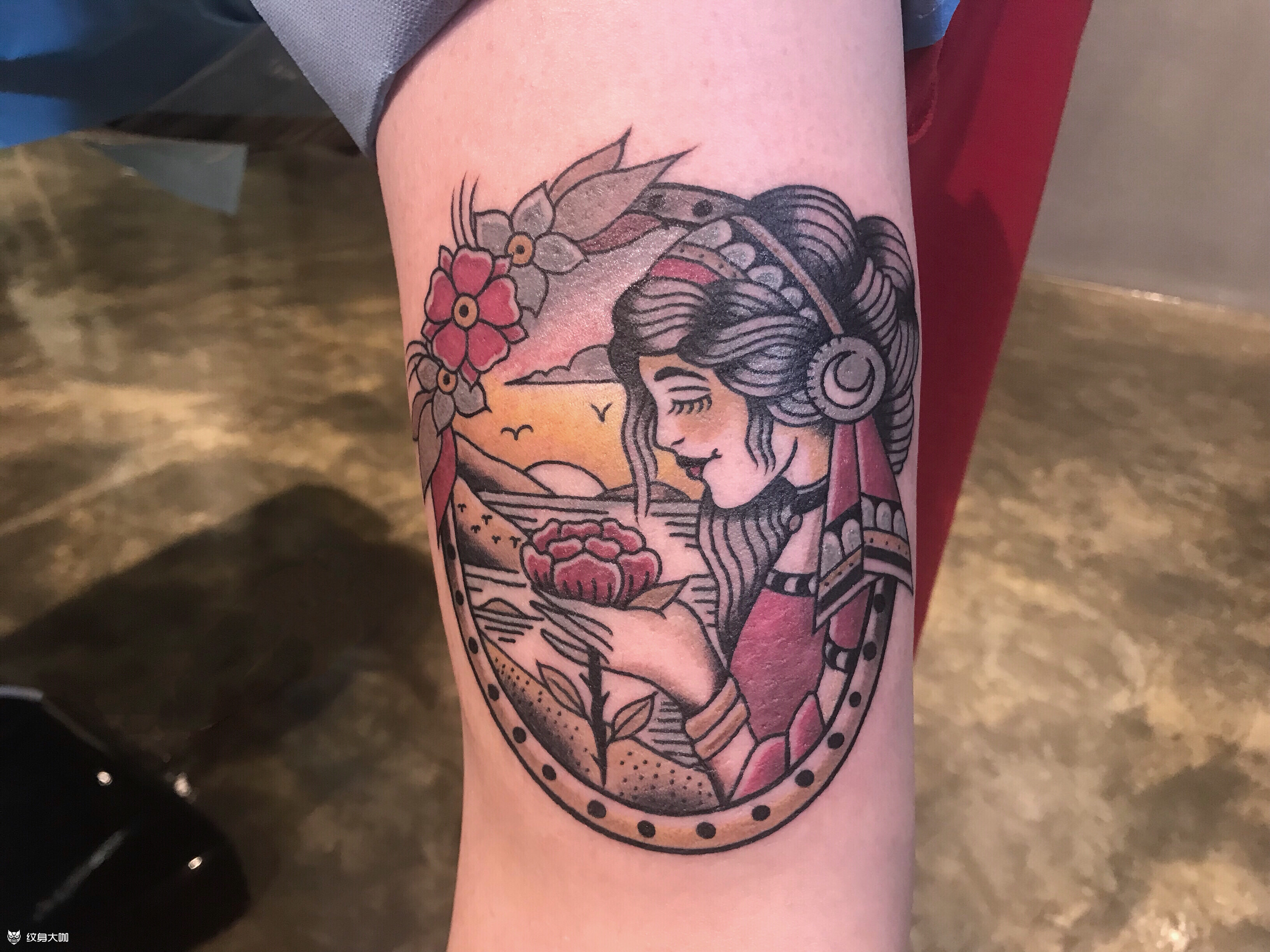 oldschool女郎_纹身图案手稿图片_bushoutattoo–小勋的纹身作品集