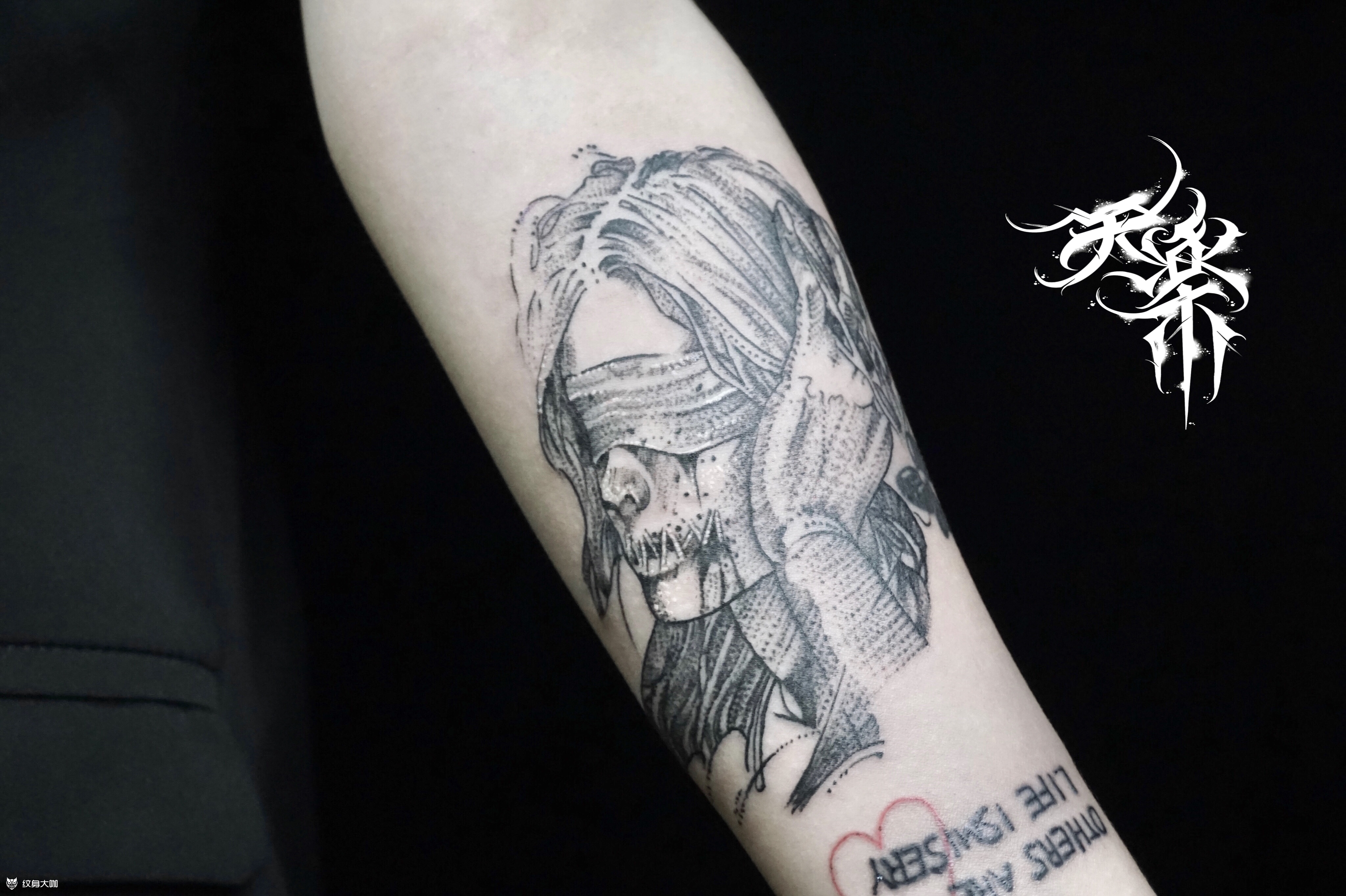 速写风格暗黑系_纹身图案手稿图片_天乐的纹身作品集