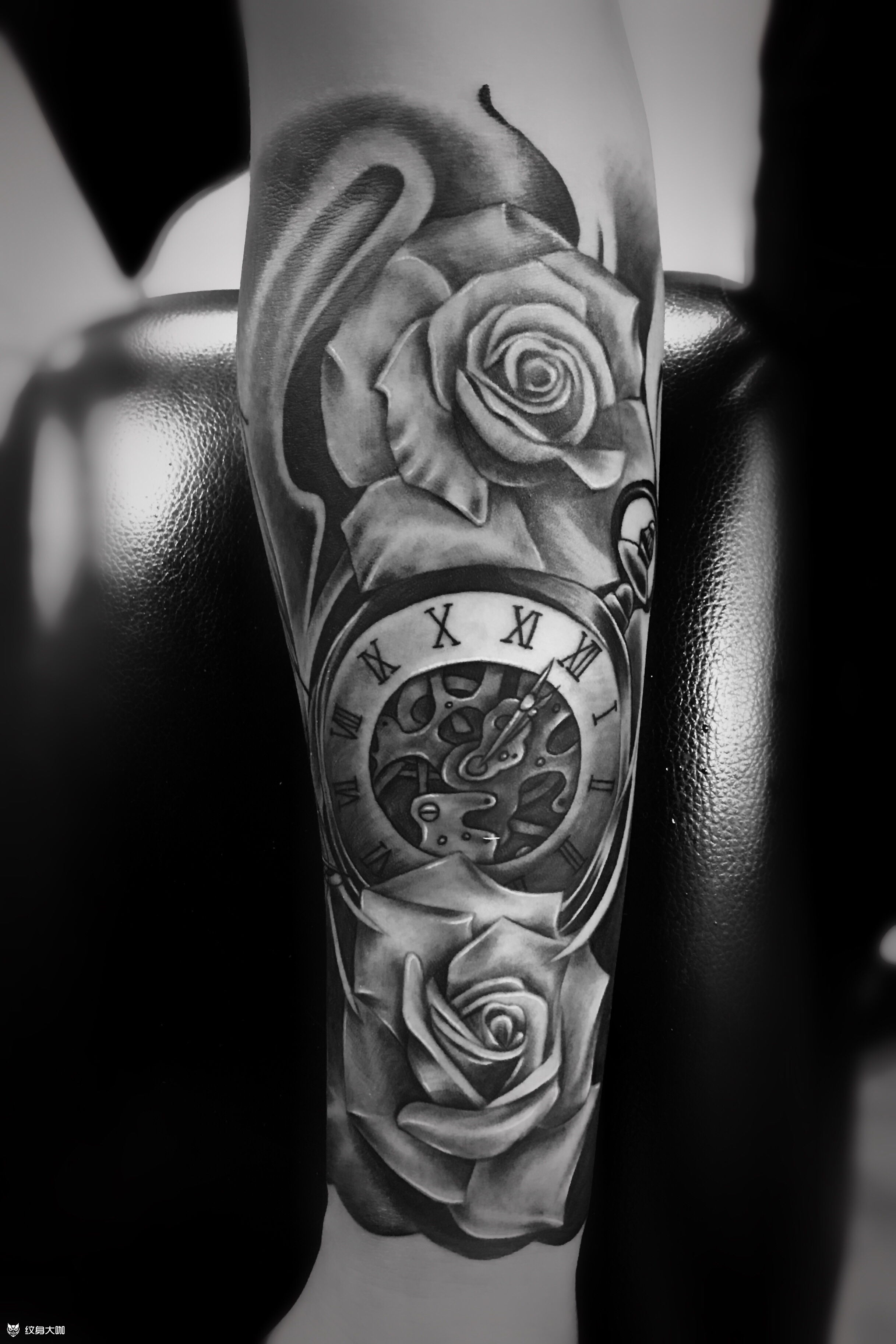 时钟纹身