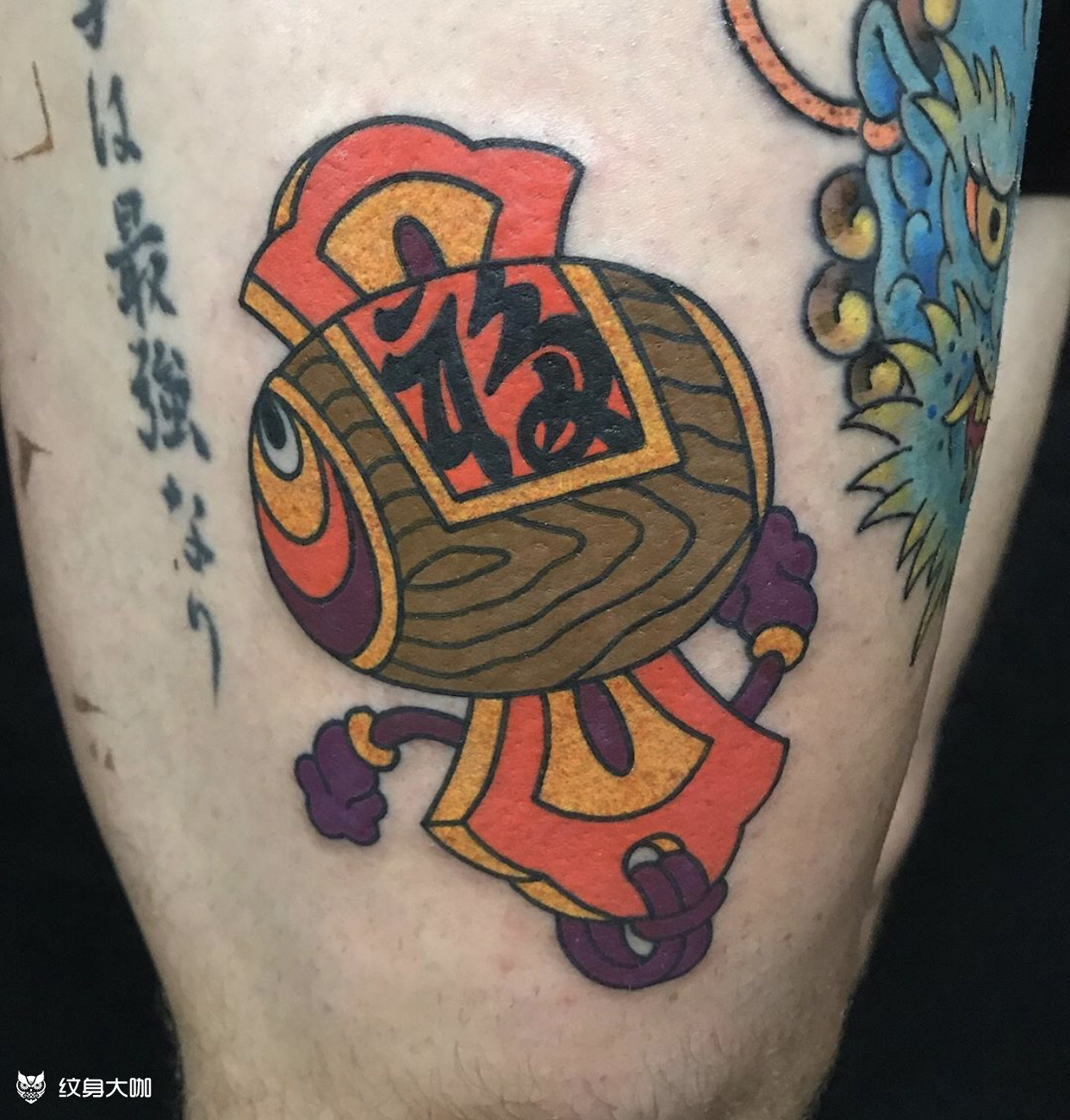 日式福锤_纹身图案手稿图片_雕元的纹身作品集