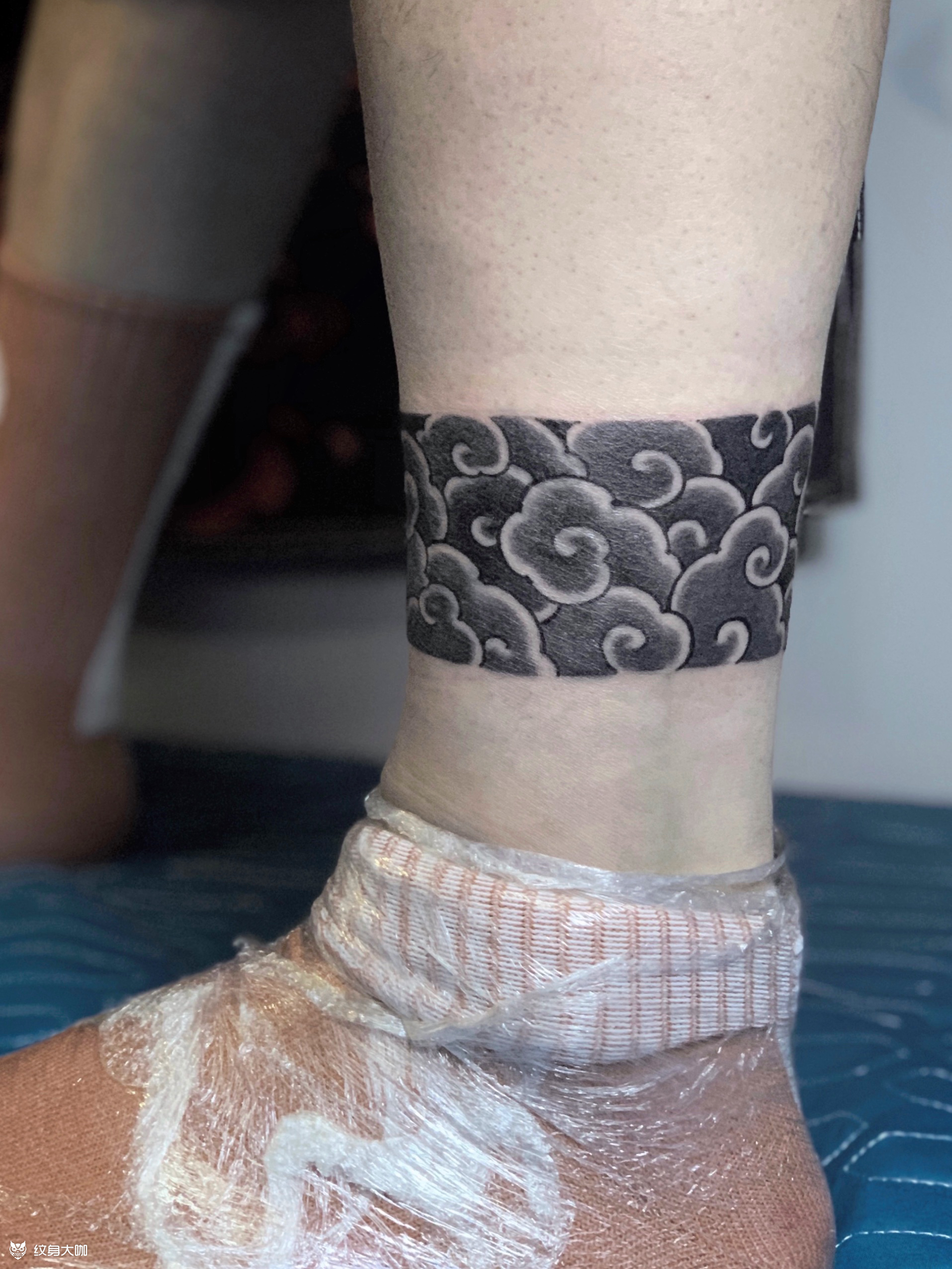 祥云遮盖_纹身图案手稿图片_程浩的纹身作品集