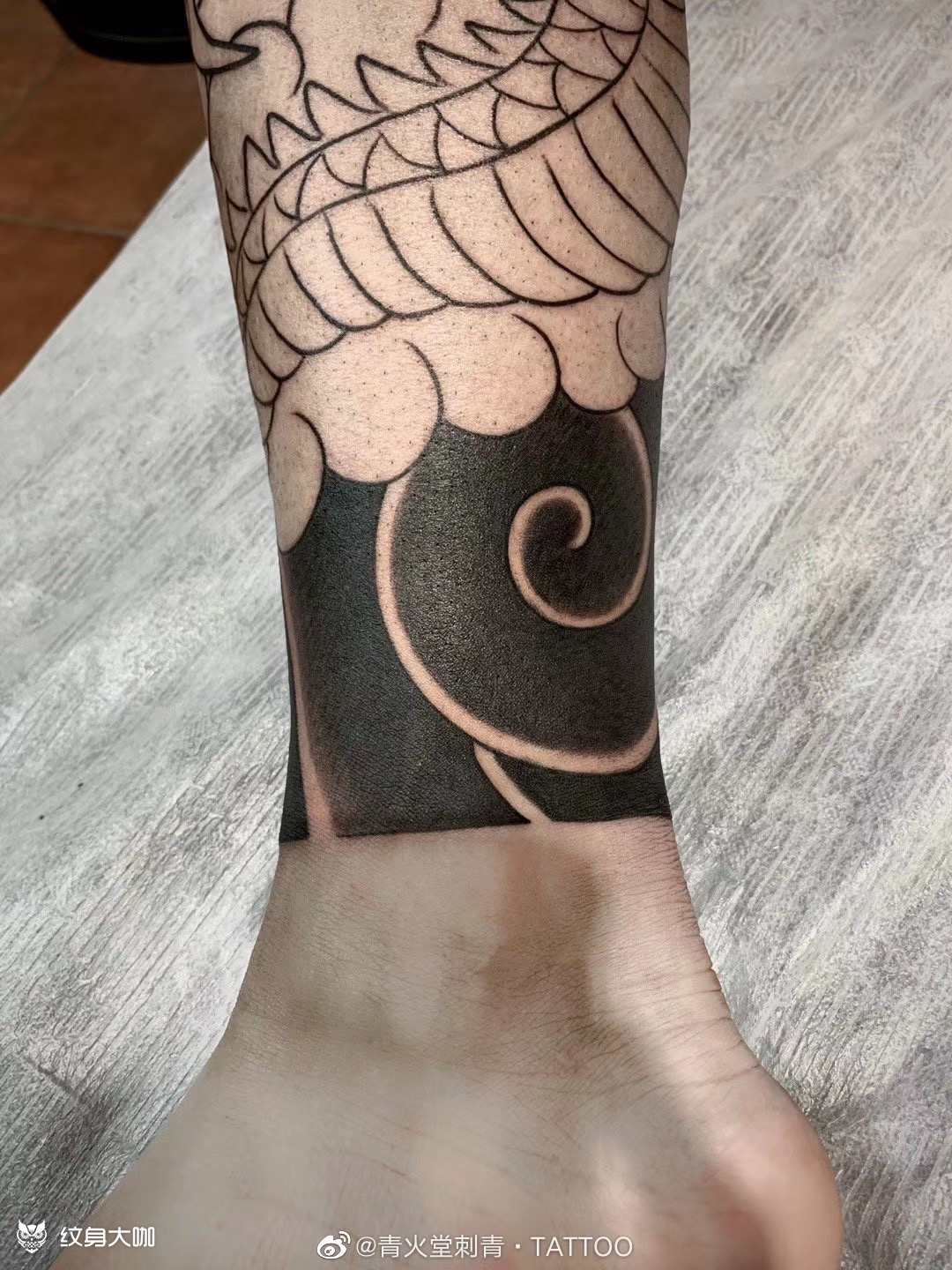 刹车印_纹身图案手稿图片_车树梁的纹身作品集