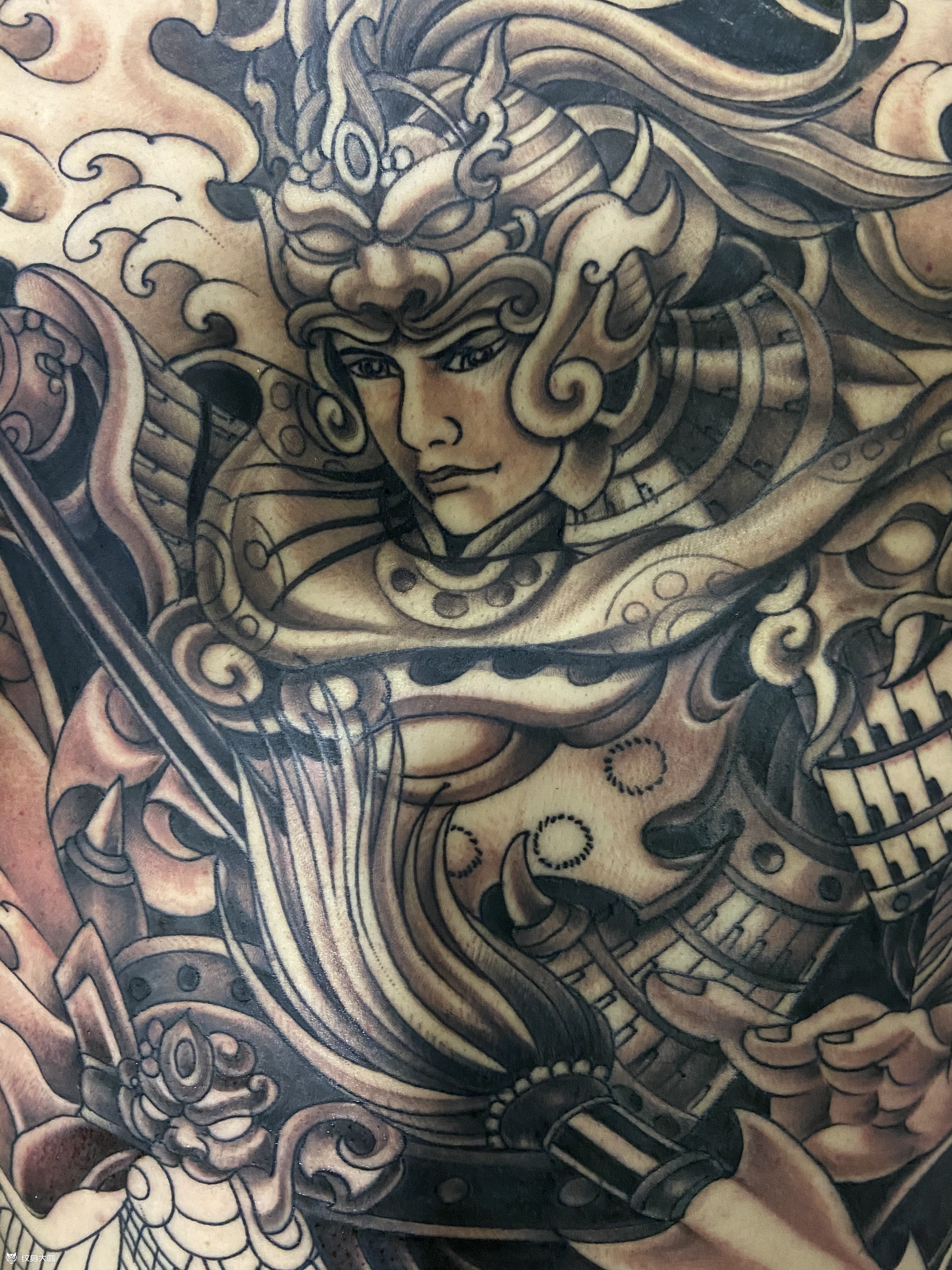 赵子龙_纹身图案手稿图片_小涛的纹身作品集