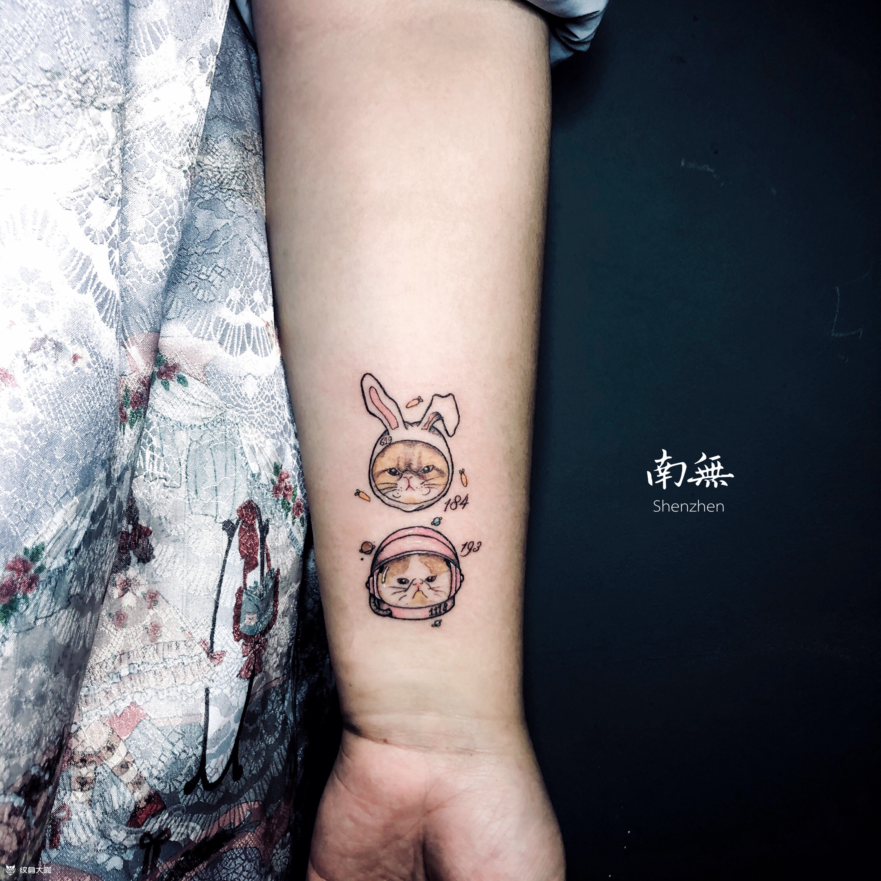 客人家猫_纹身图案手稿图片_nanwu tt-aj的纹身作品集