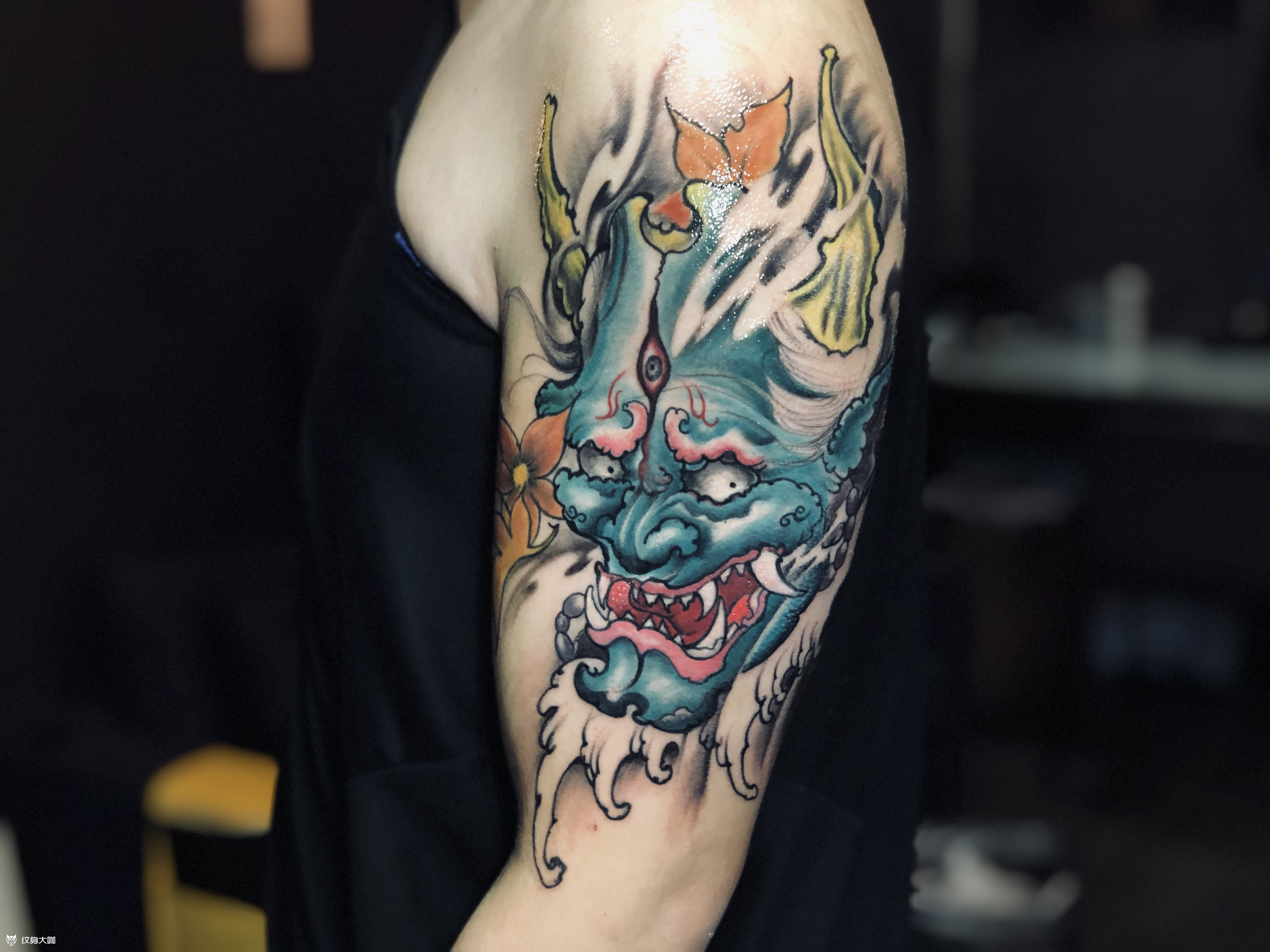 彩色班诺_纹身图案手稿图片_阿洋的纹身作品集