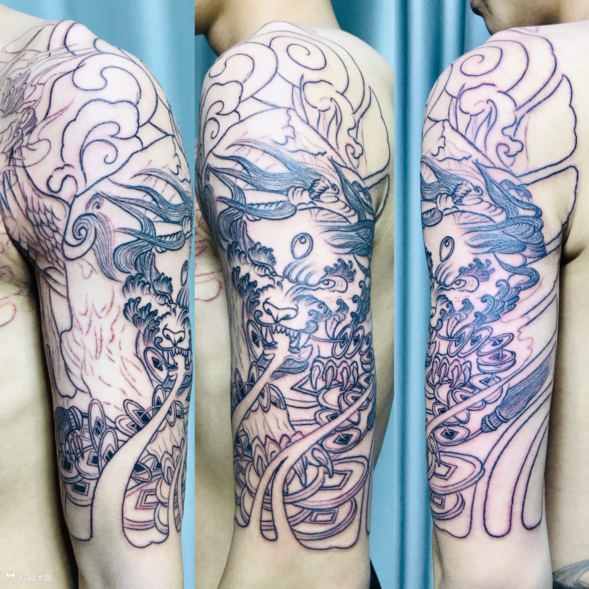 dl半甲貔貅唐狮