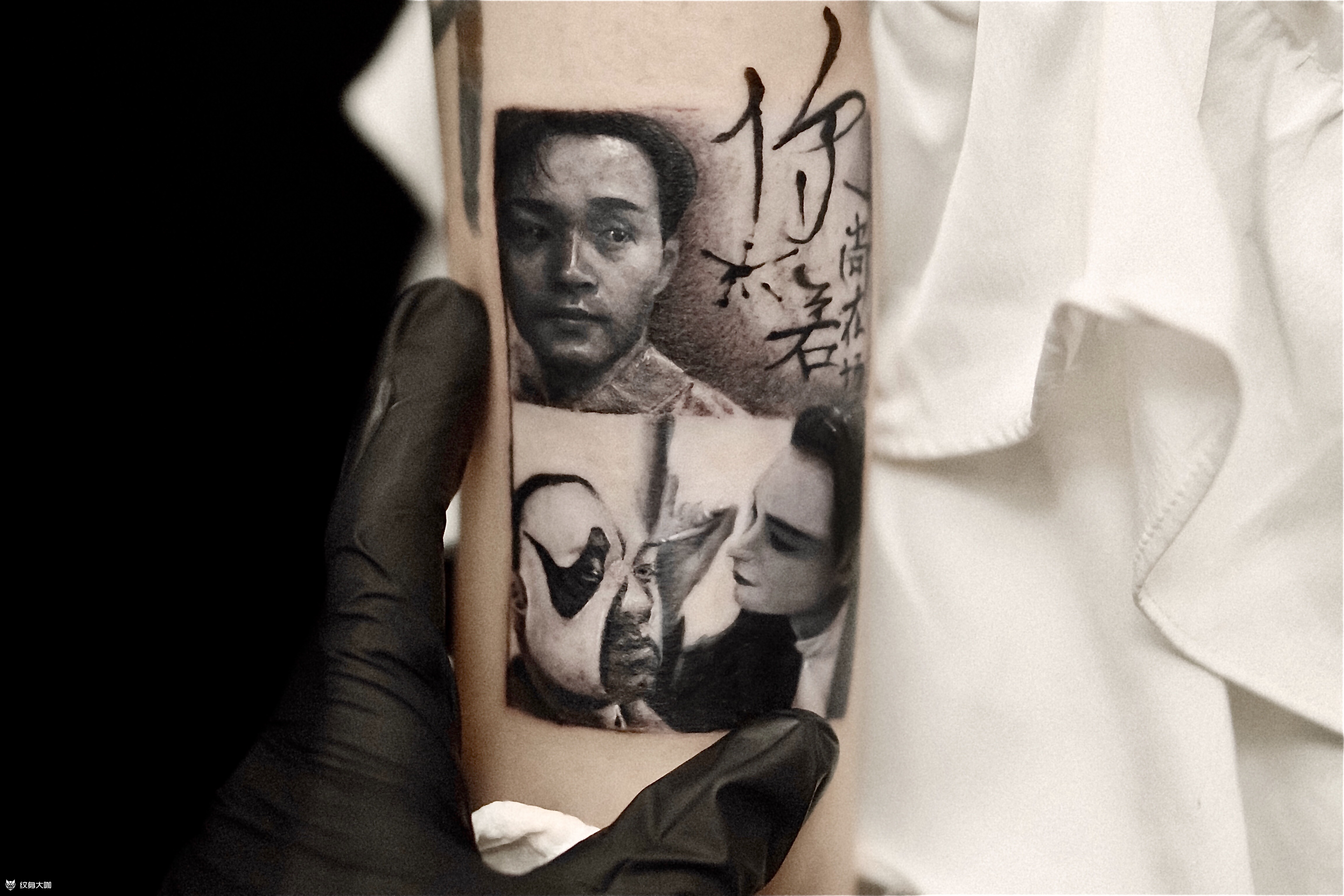 张国荣_纹身图案手稿图片_jim的纹身作品集