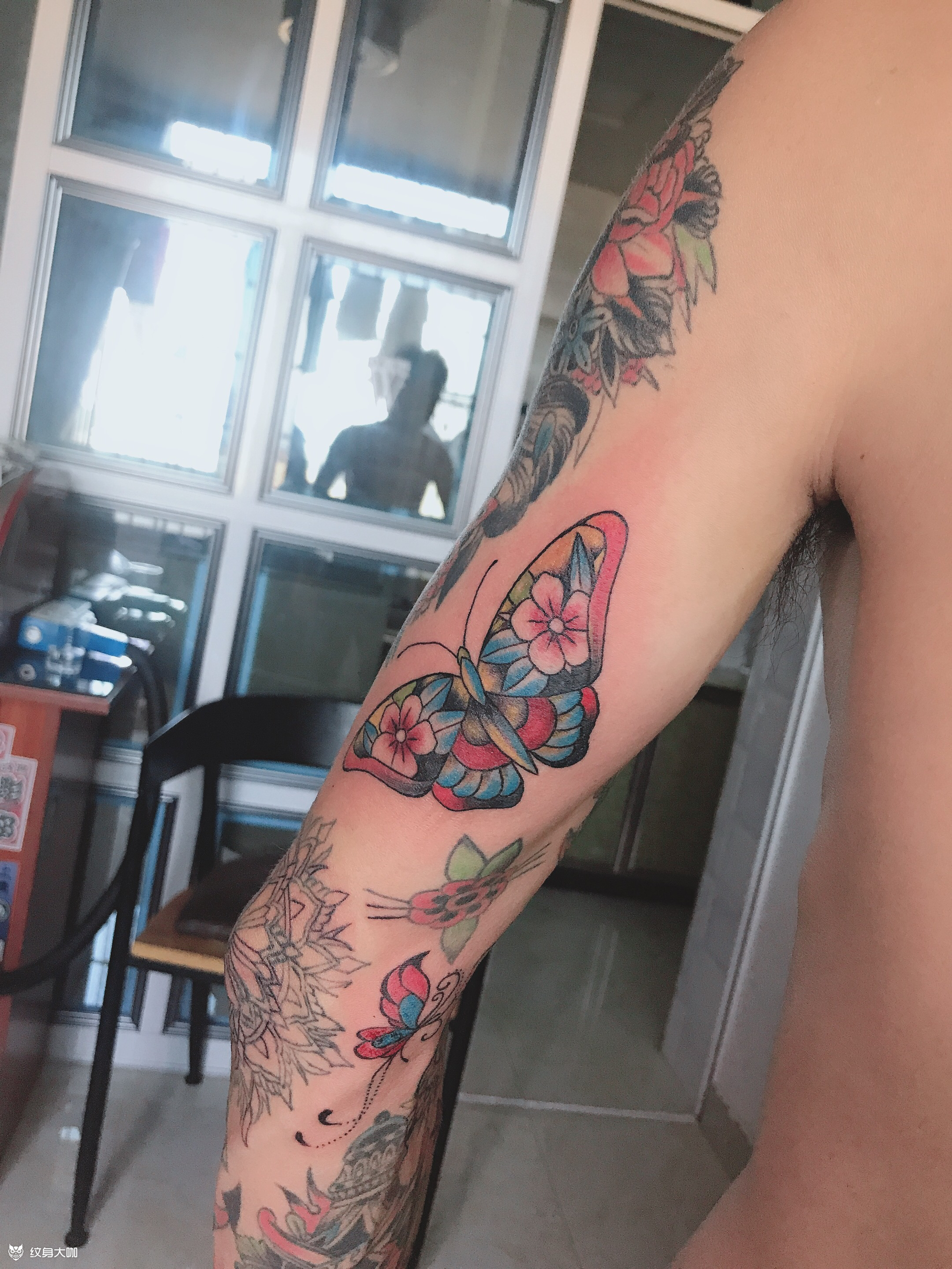 彩图拼接_纹身图案手稿图片_王环的纹身作品集