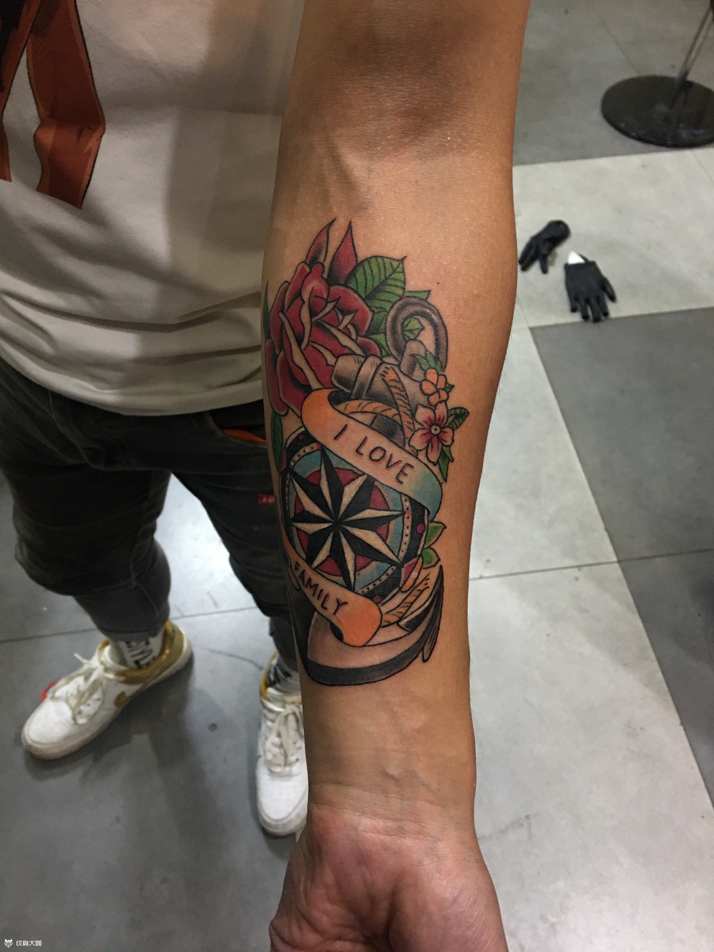 old school_纹身图案手稿图片_刘邦的纹身作品集